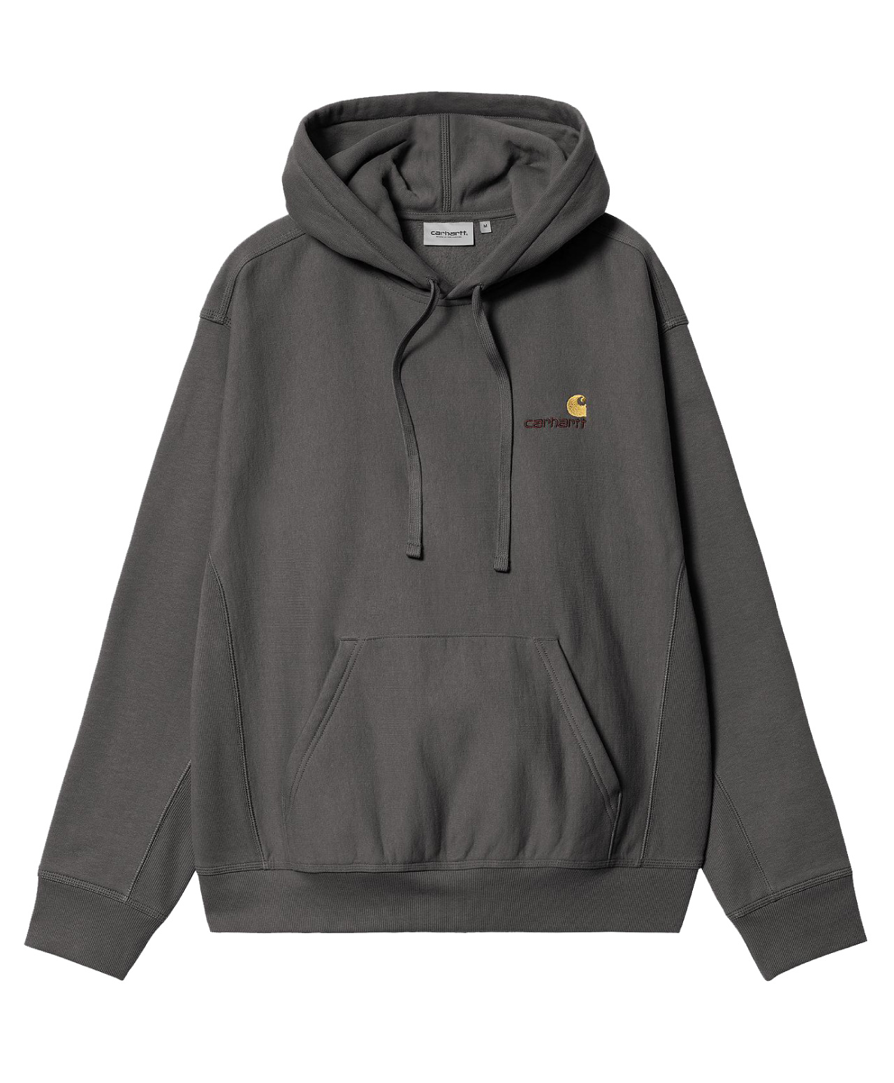 CARHARTT WIP AMERICAN SCRIPT HOOD GRAPHITE