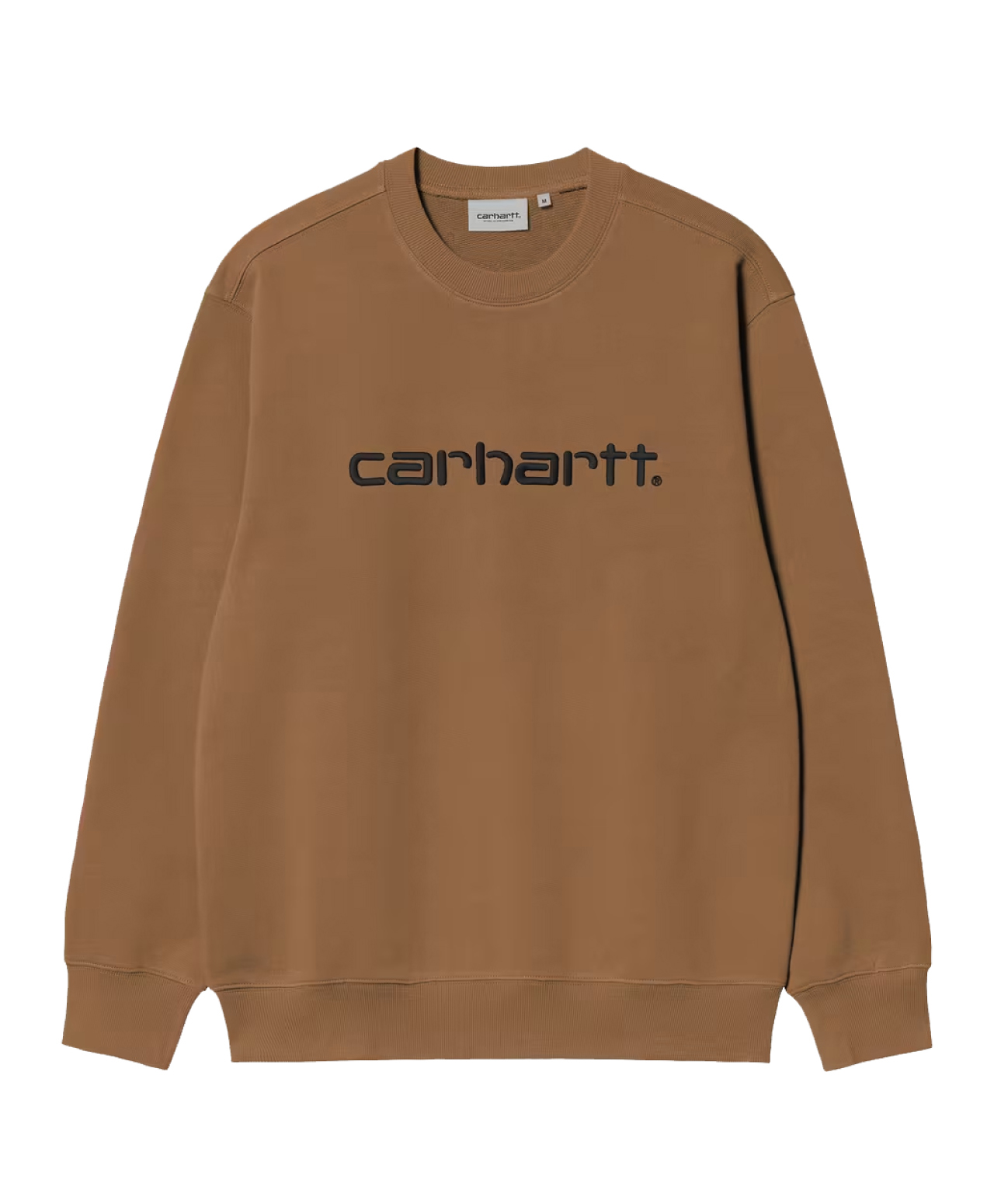 CARHARTT WIP LOGO CREW WIP H BROWN/BLACK