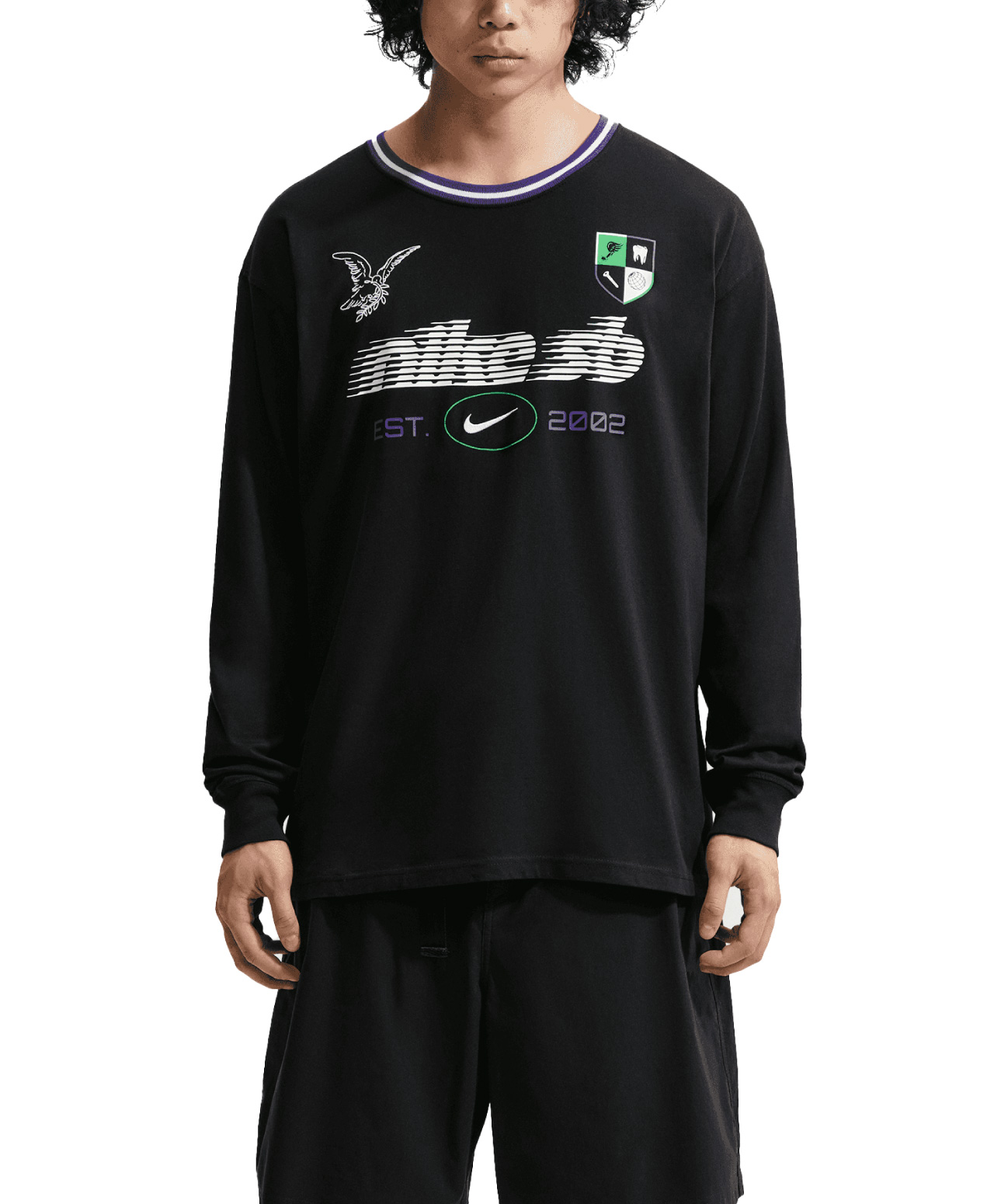 NIKE SB RUGBY LONG SLEEVE BLACK