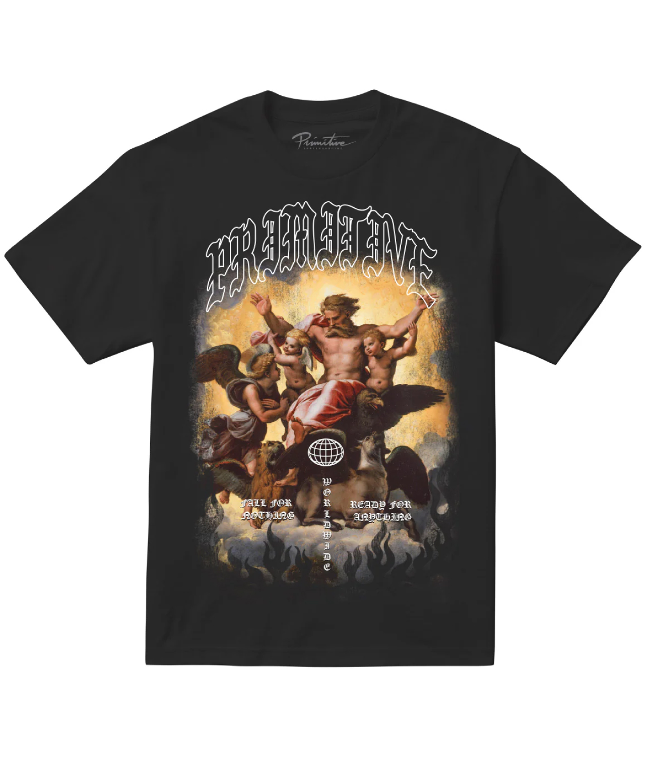 PRIMITIVE STAY READY HEAVYWEIGHT TEE BLACK