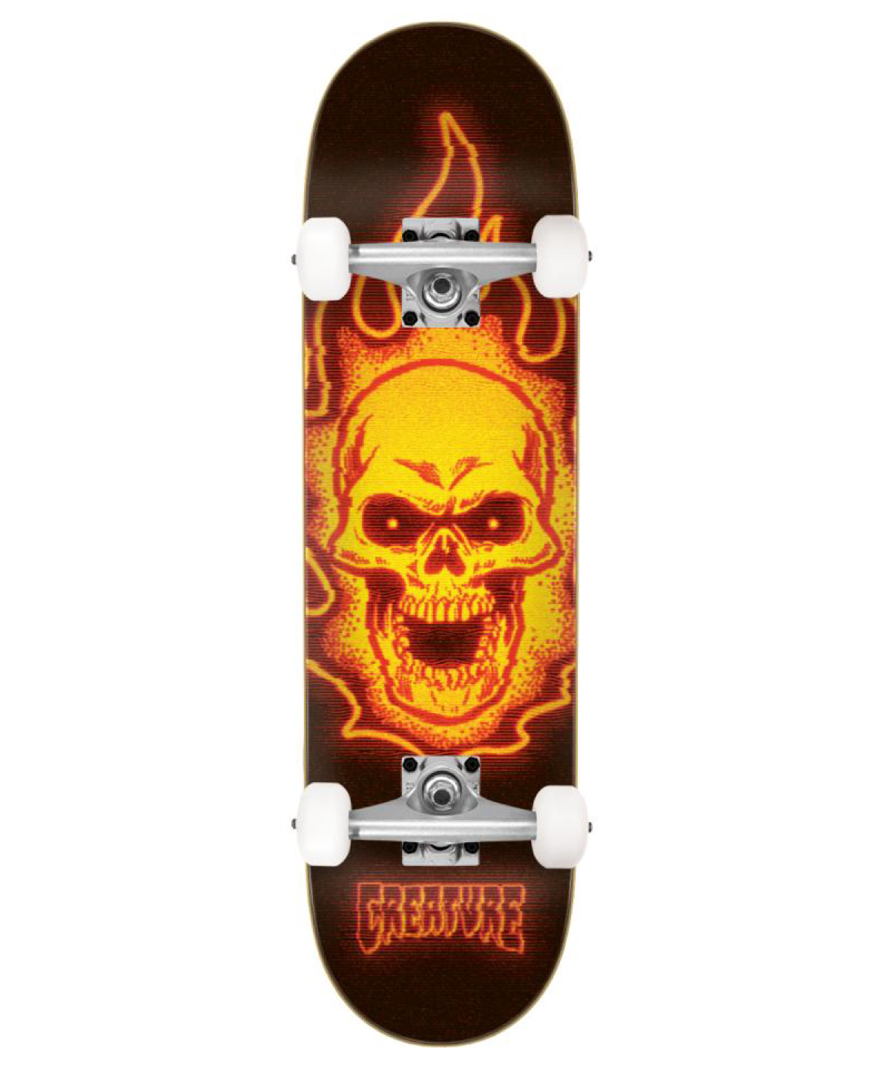 CREATURE BONEHEAD GLITCH COMPLETE SKATEBOARD 8.5 MULTI
