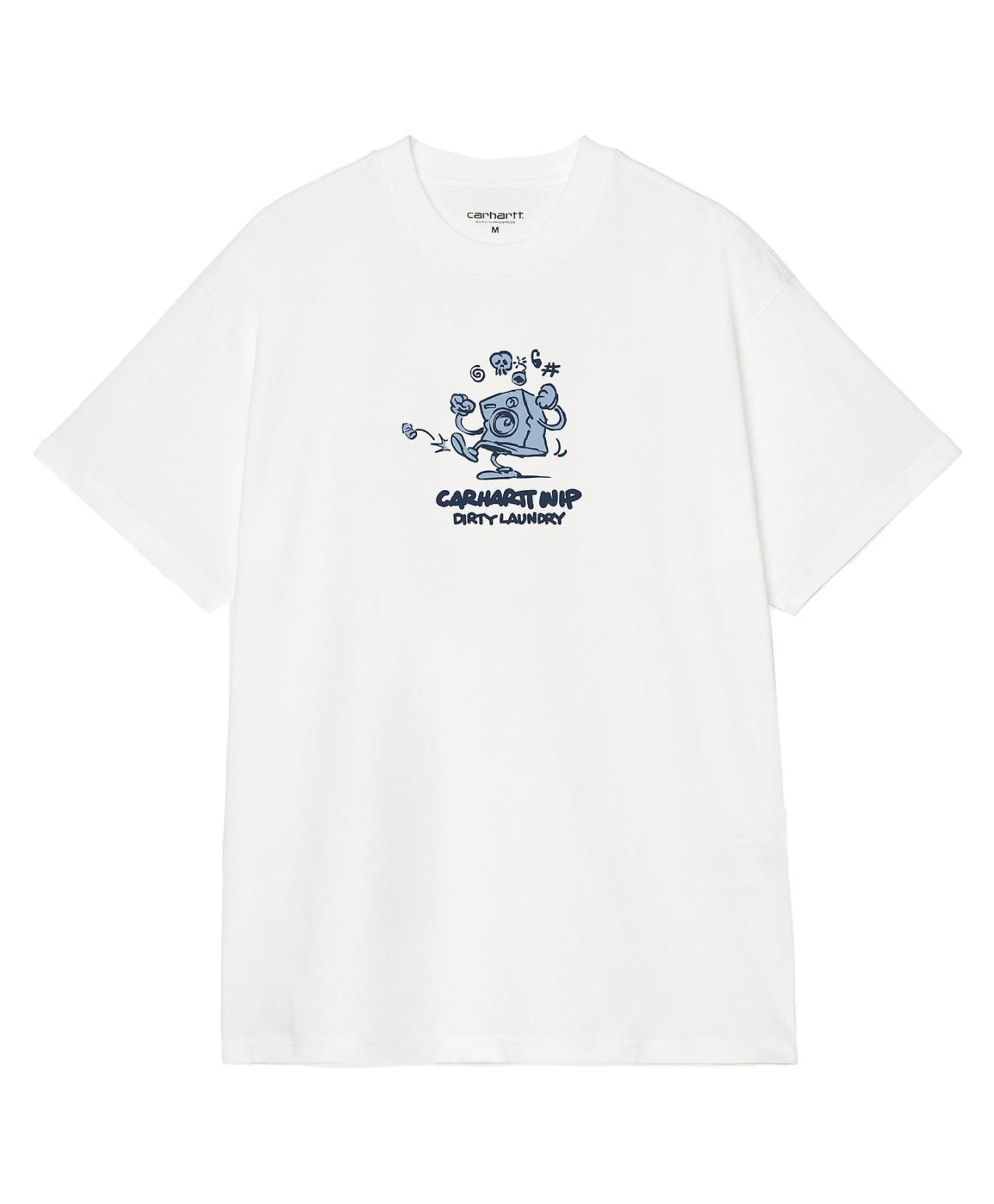 CARHARTT WIP DIRTY LAUNDRY TEE WHITE