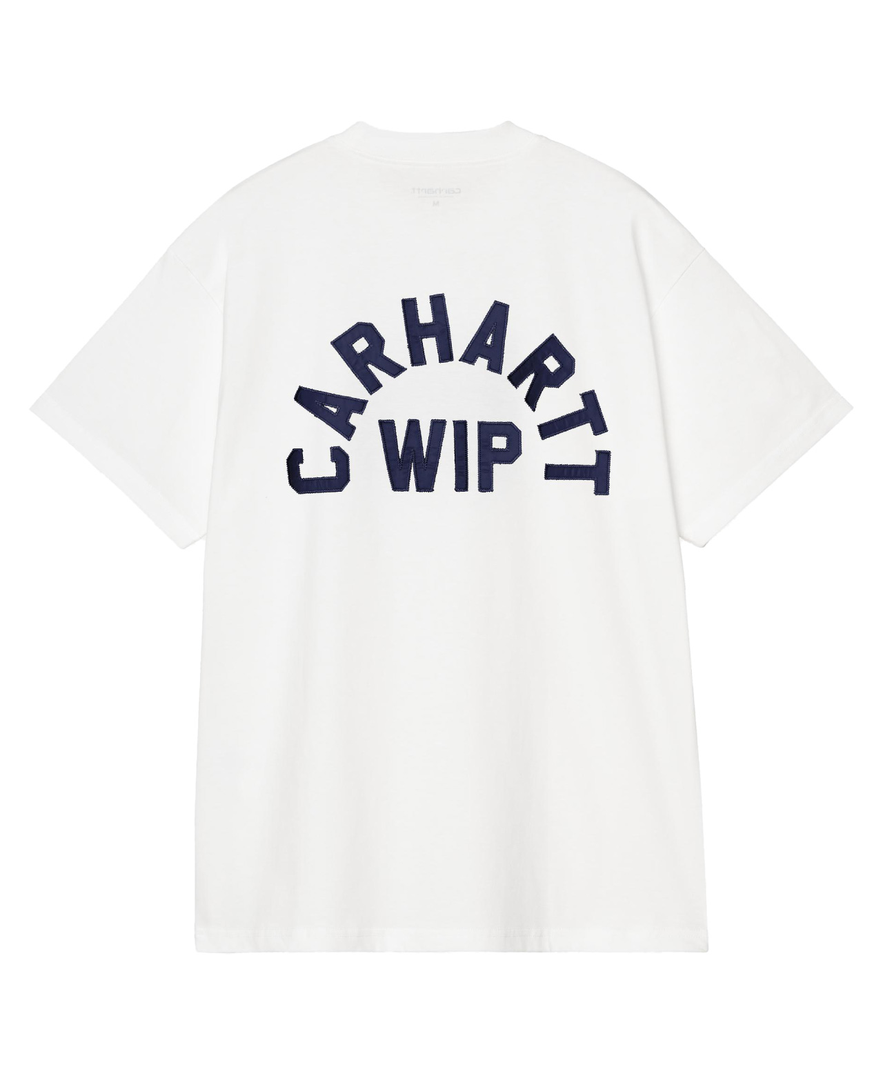 CARHARTT WIP ARCH SCRIPT TEE WHITE/DARK NAVY