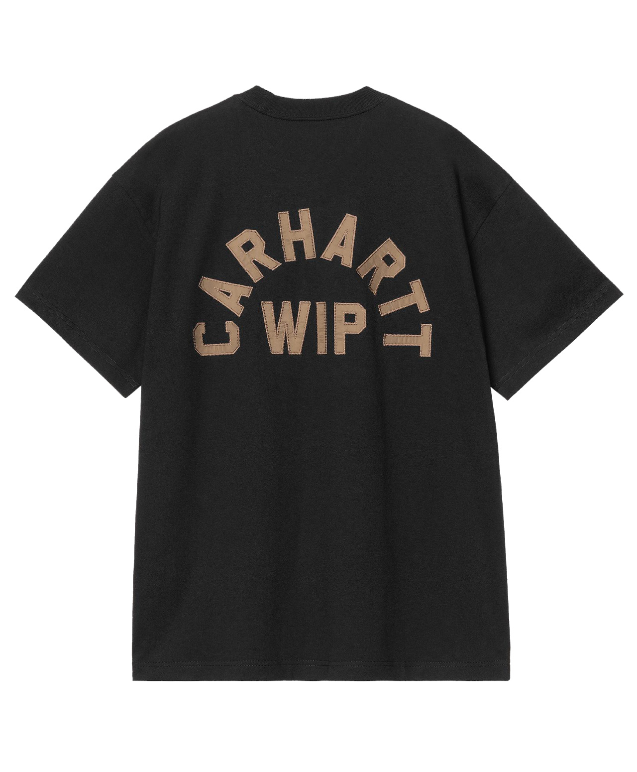 CARHARTT WIP ARCH SCRIPT TEE BLACK/ WIP H BROWN