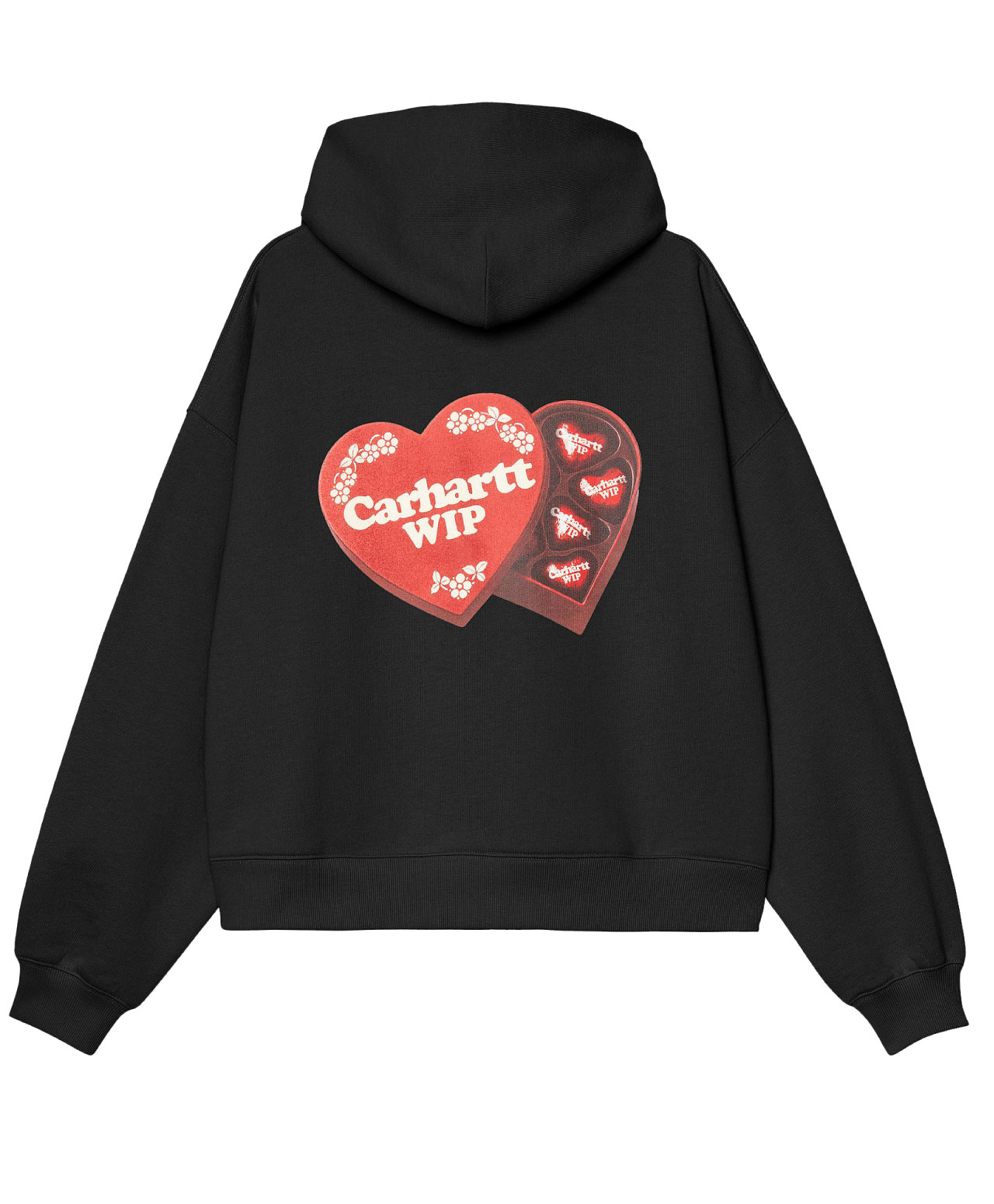 CARHARTT WIP WOMENS HARTT HOOD BLACK