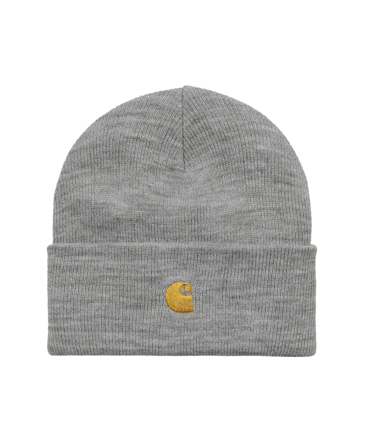 CARHARTT WIP CHASE BEANIE GREY HEATHER/GOLD