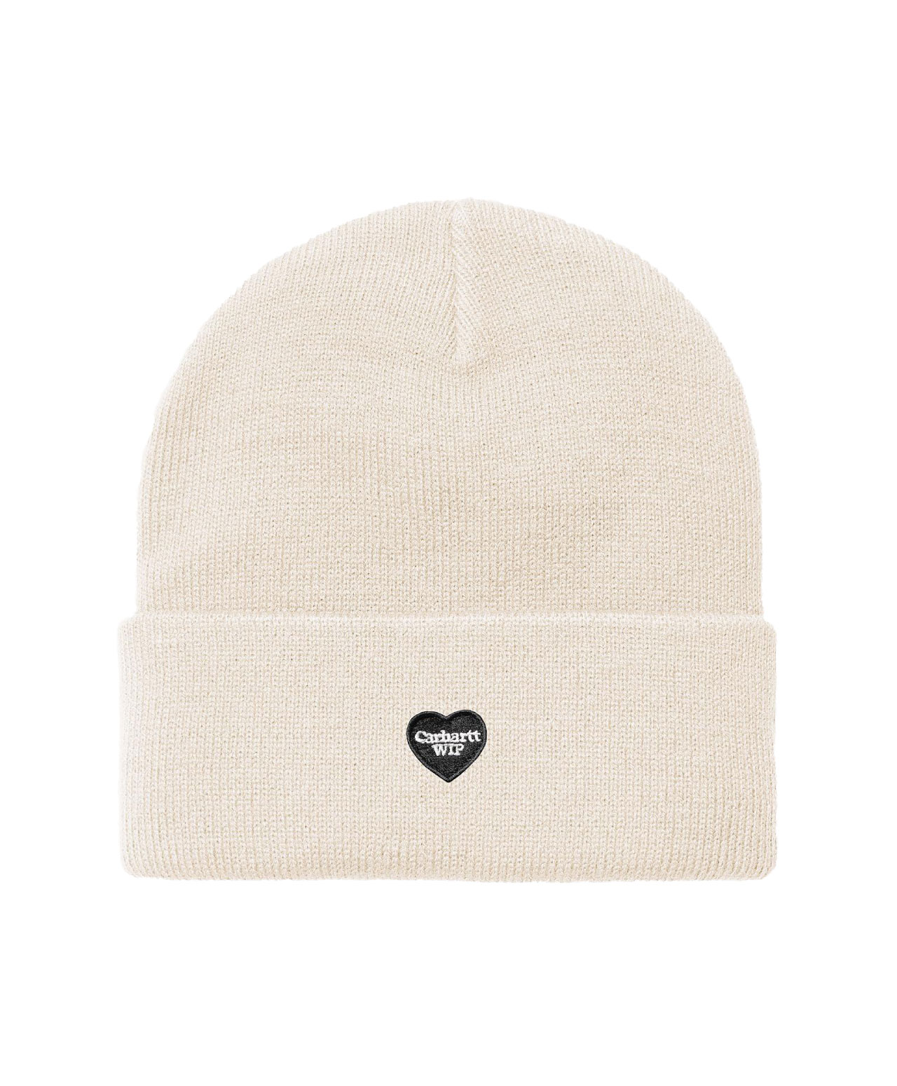 CARHARTT WIP SMALL HEART BEANIE NATURAL