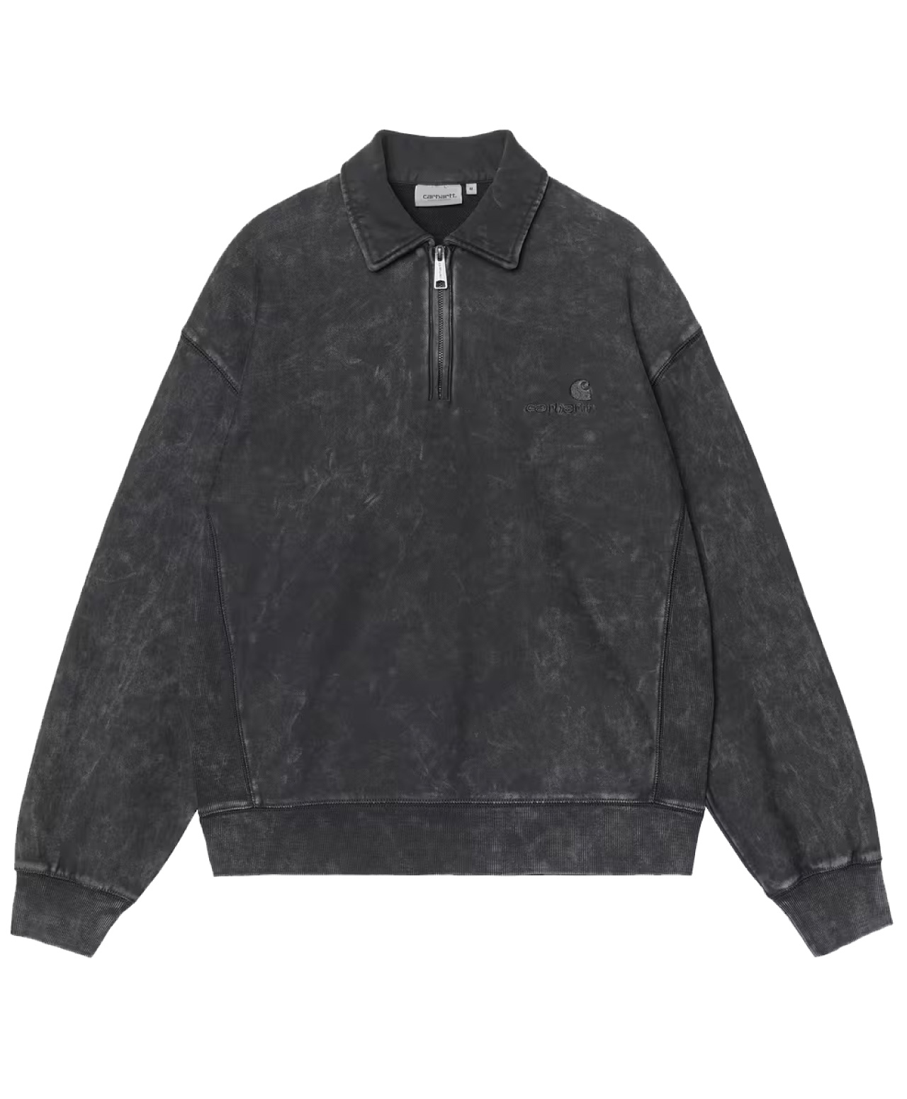 CARHARTT WIP LAMBERT POLO BLACK MOON WASH