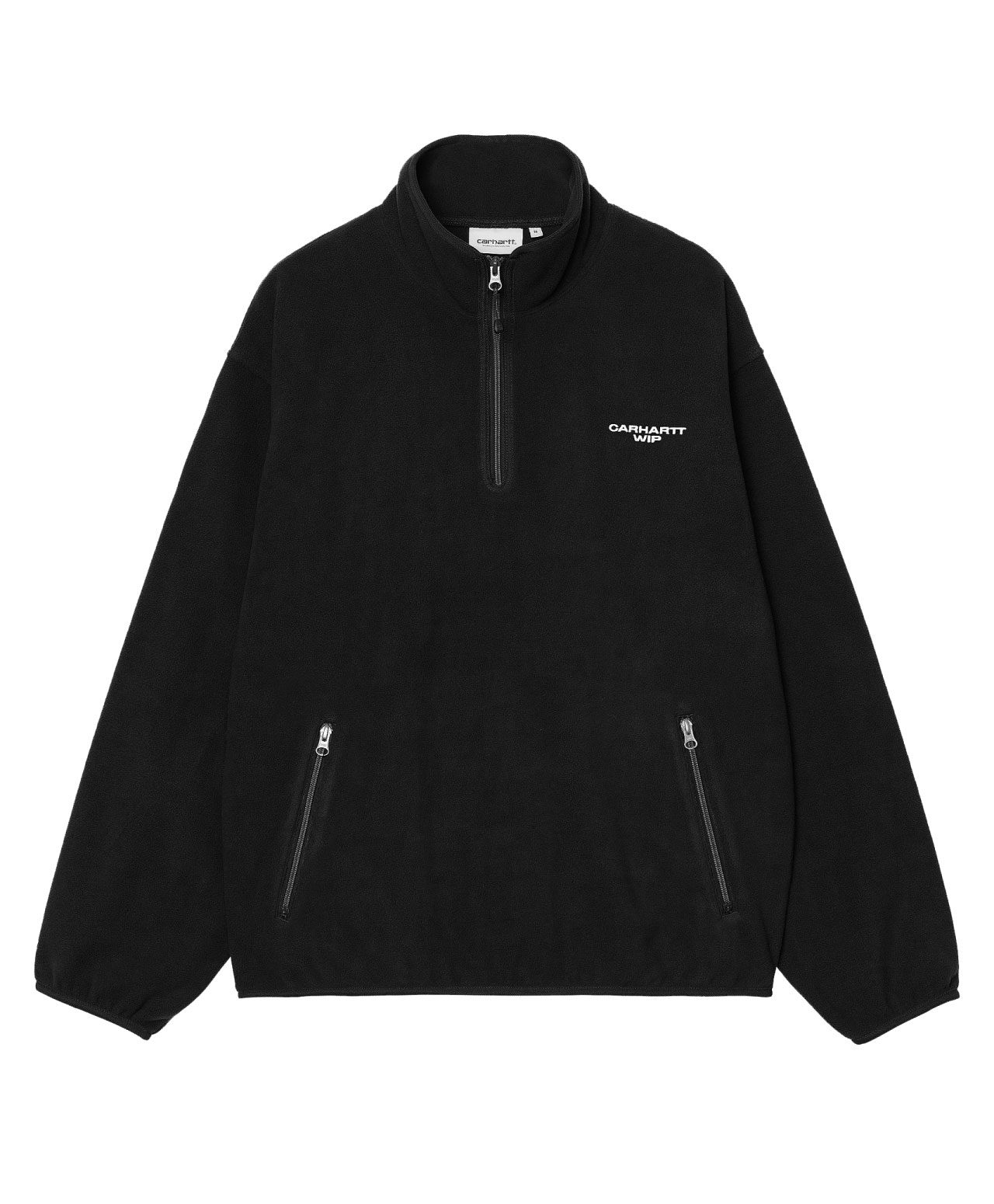 CARHARTT WIP EDMORE HALF-ZIP BLACK/WHITE