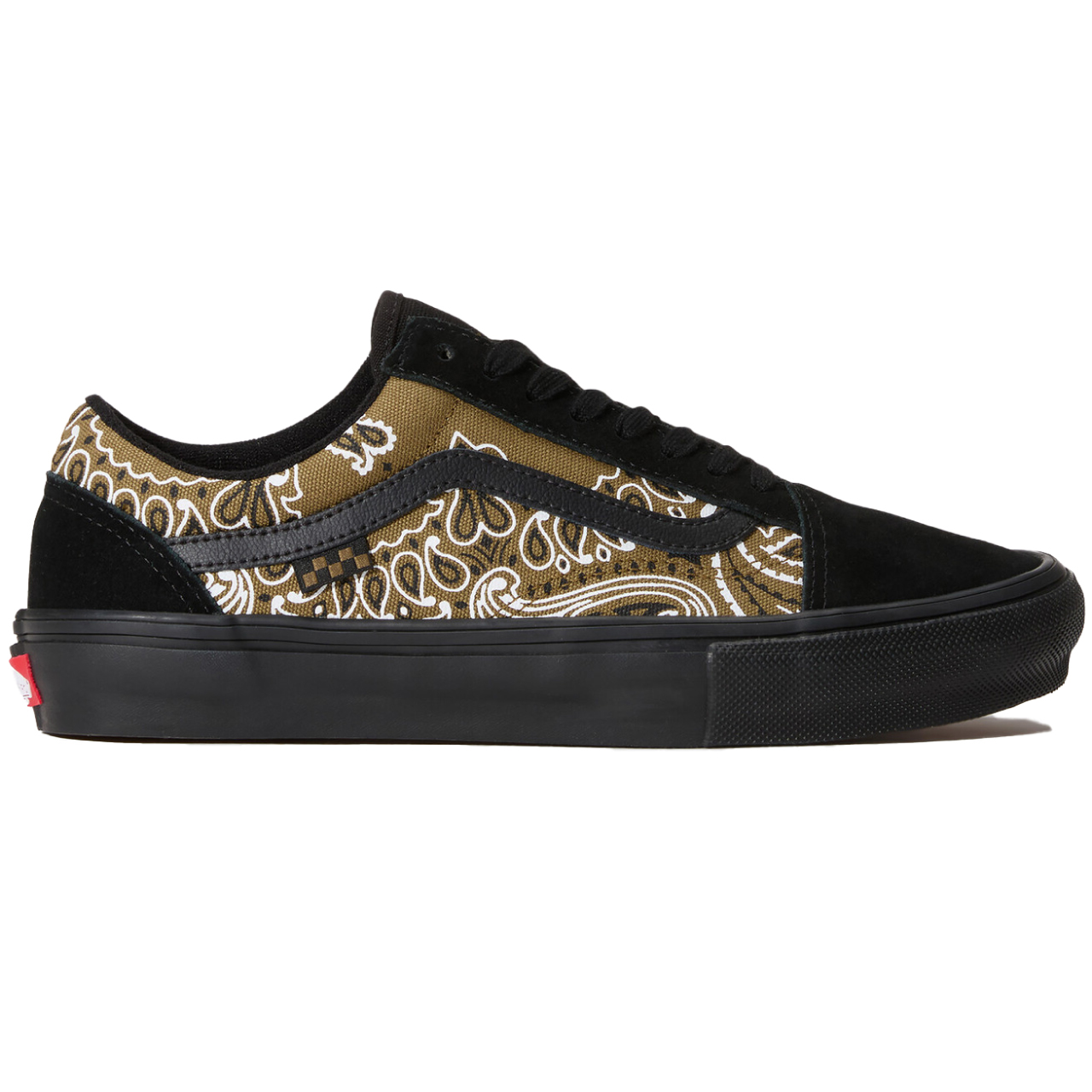 VANS SKATE OLD SKOOL BANDANA BLACK/OLIVE
