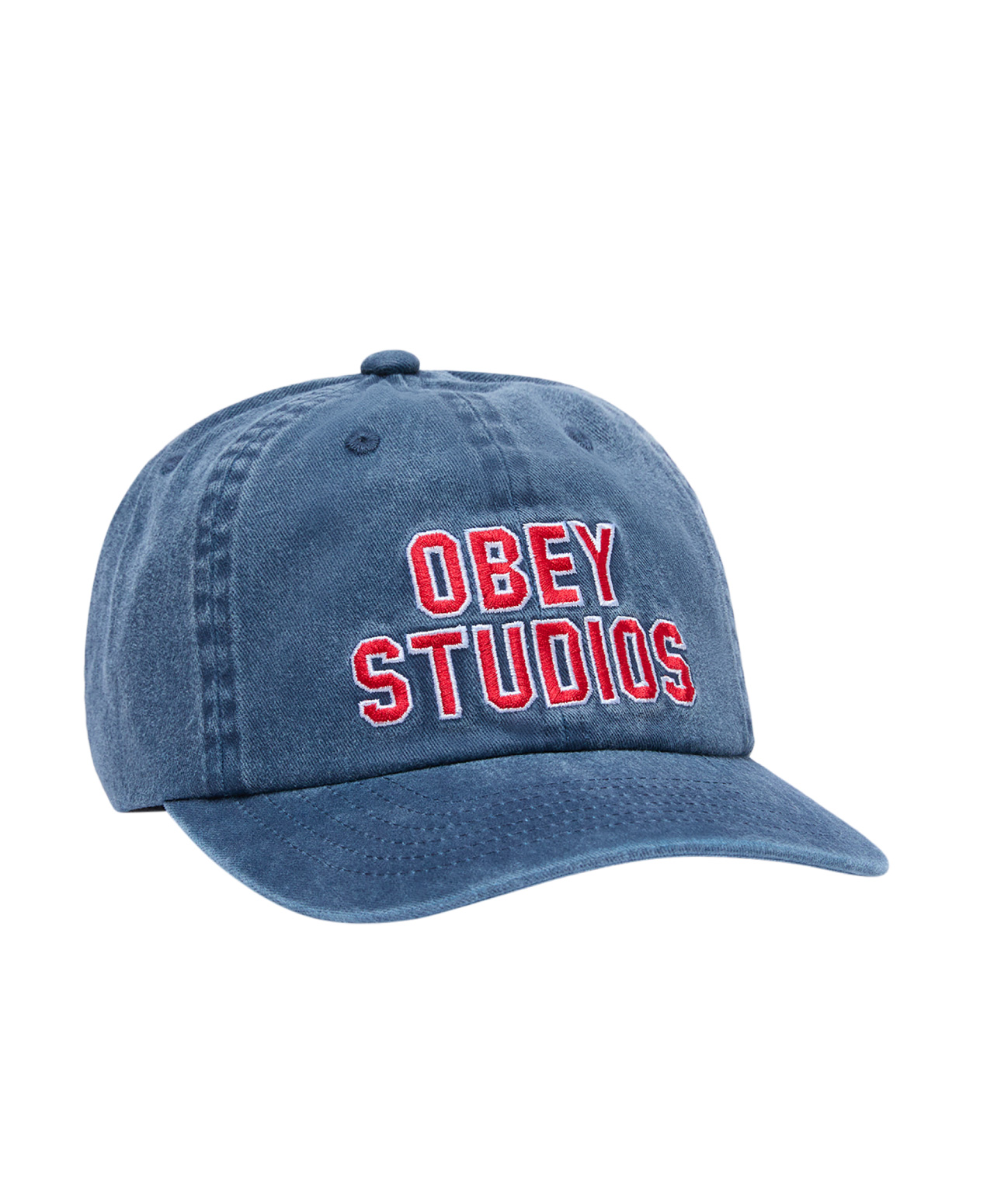 OBEY STUDIOS 6 PANEL STRAPBACK PIGMENT MILD NAVY