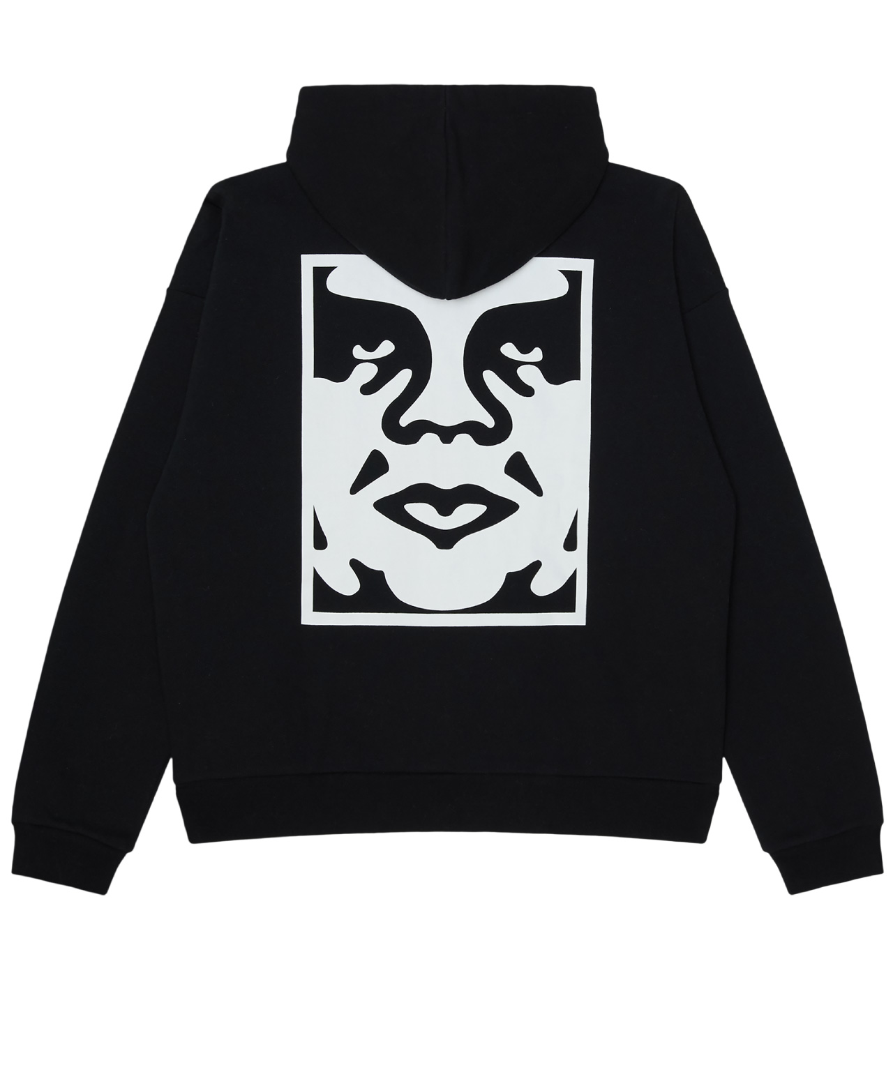 OBEY BOLD ICON EXTRA HEAVY HOOD FLEECE BLACK