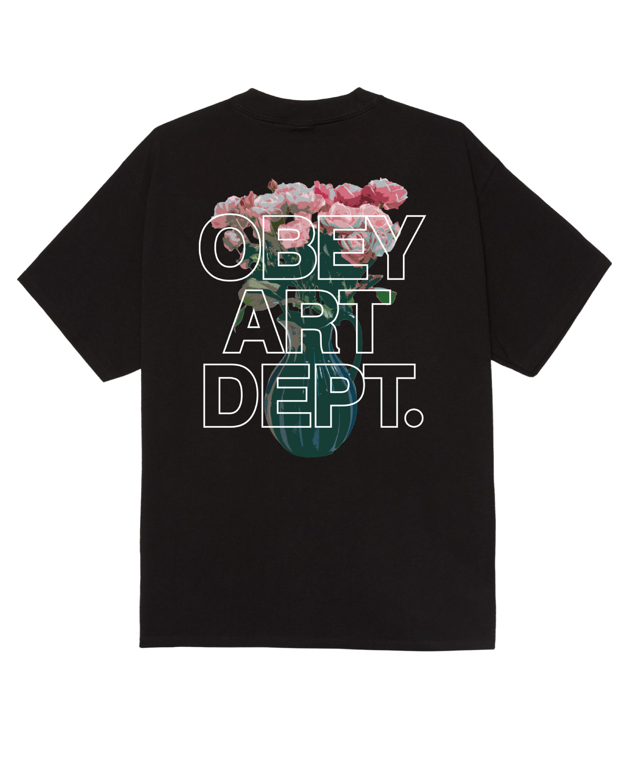 OBEY ART DEPT TEE BLACK