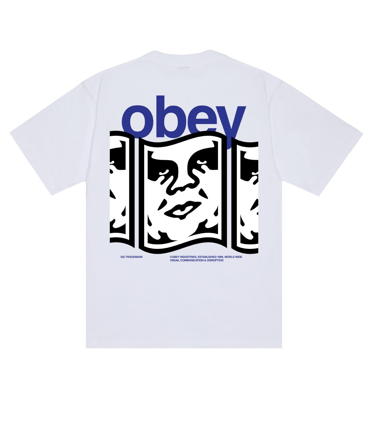 OBEY DISRUPTION HEAVYWEIGHT TEE WHITE
