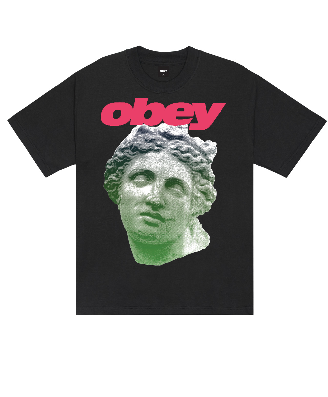 OBEY ETRUSCAN HEAVYWEIGHT TEE VINTAGE BLACK