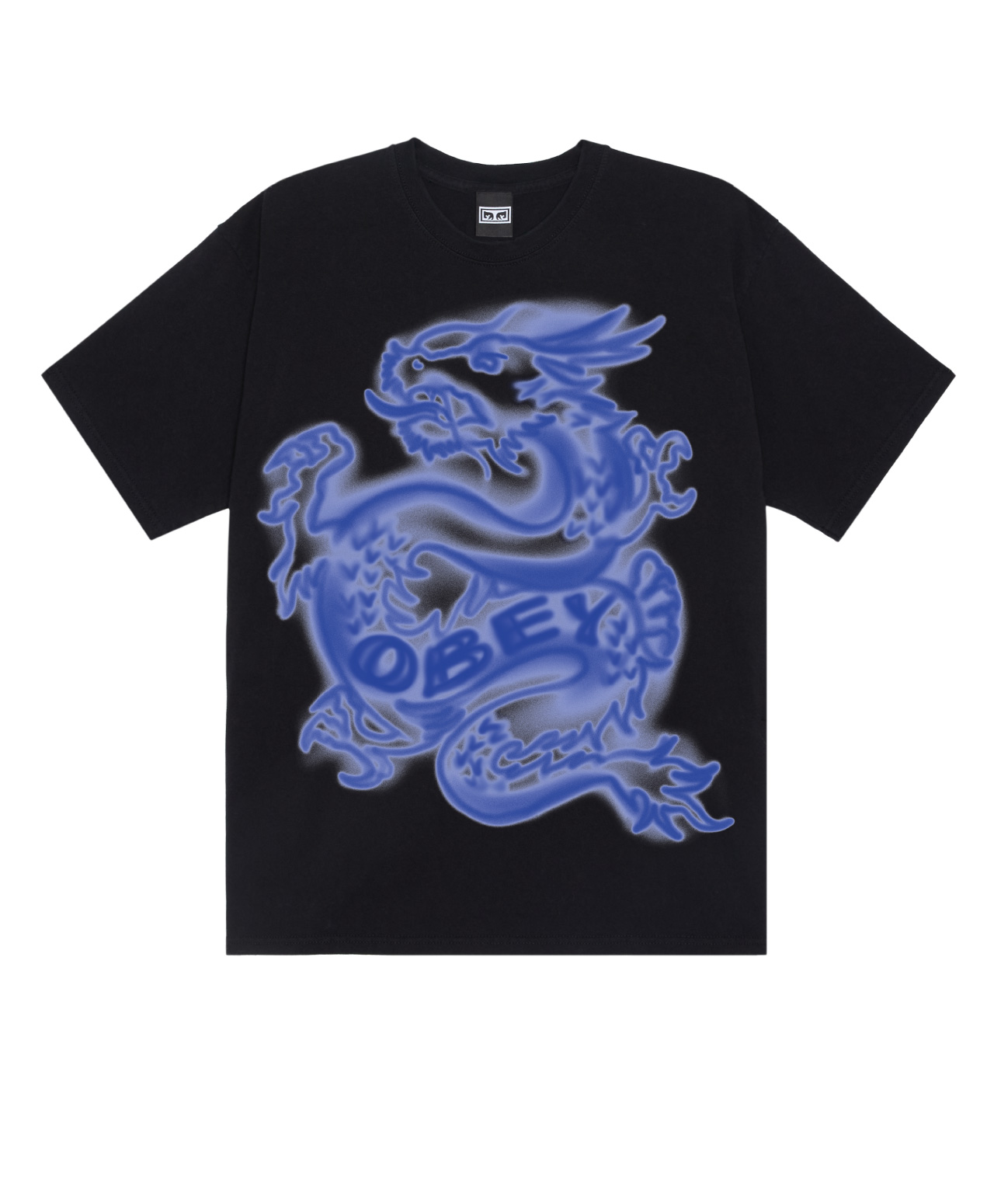OBEY DRACO OVERSIZED TEE BLACK