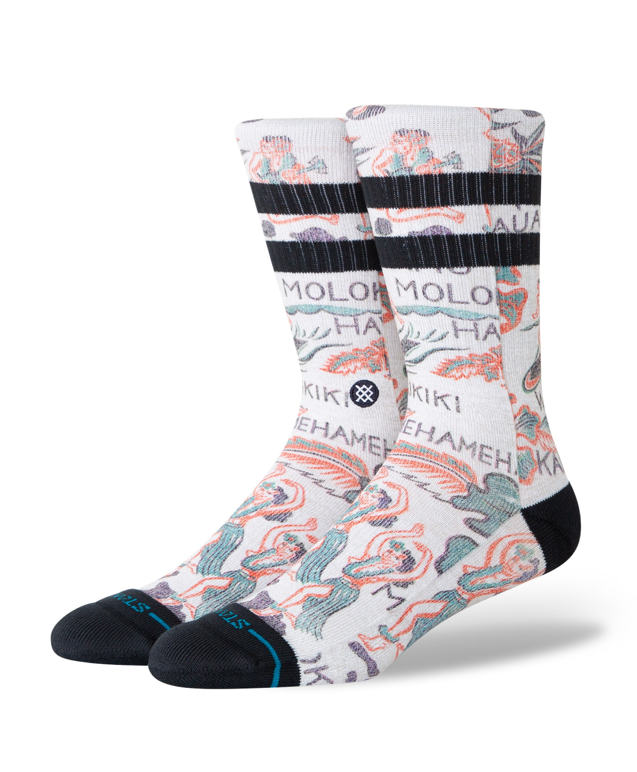 STANCE LEI LEI CREW SOCKS GREY