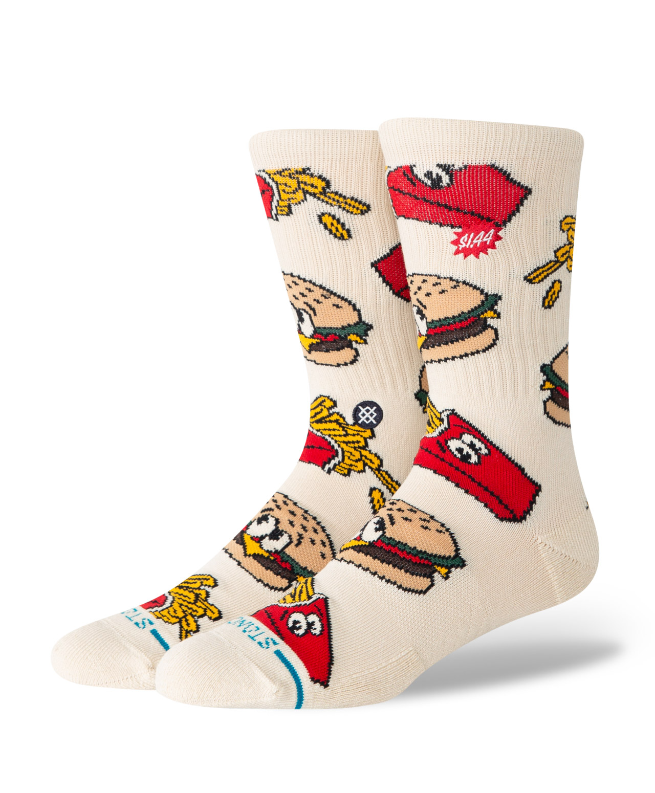 STANCE COMBO MEAL CREW SOCKS TAN