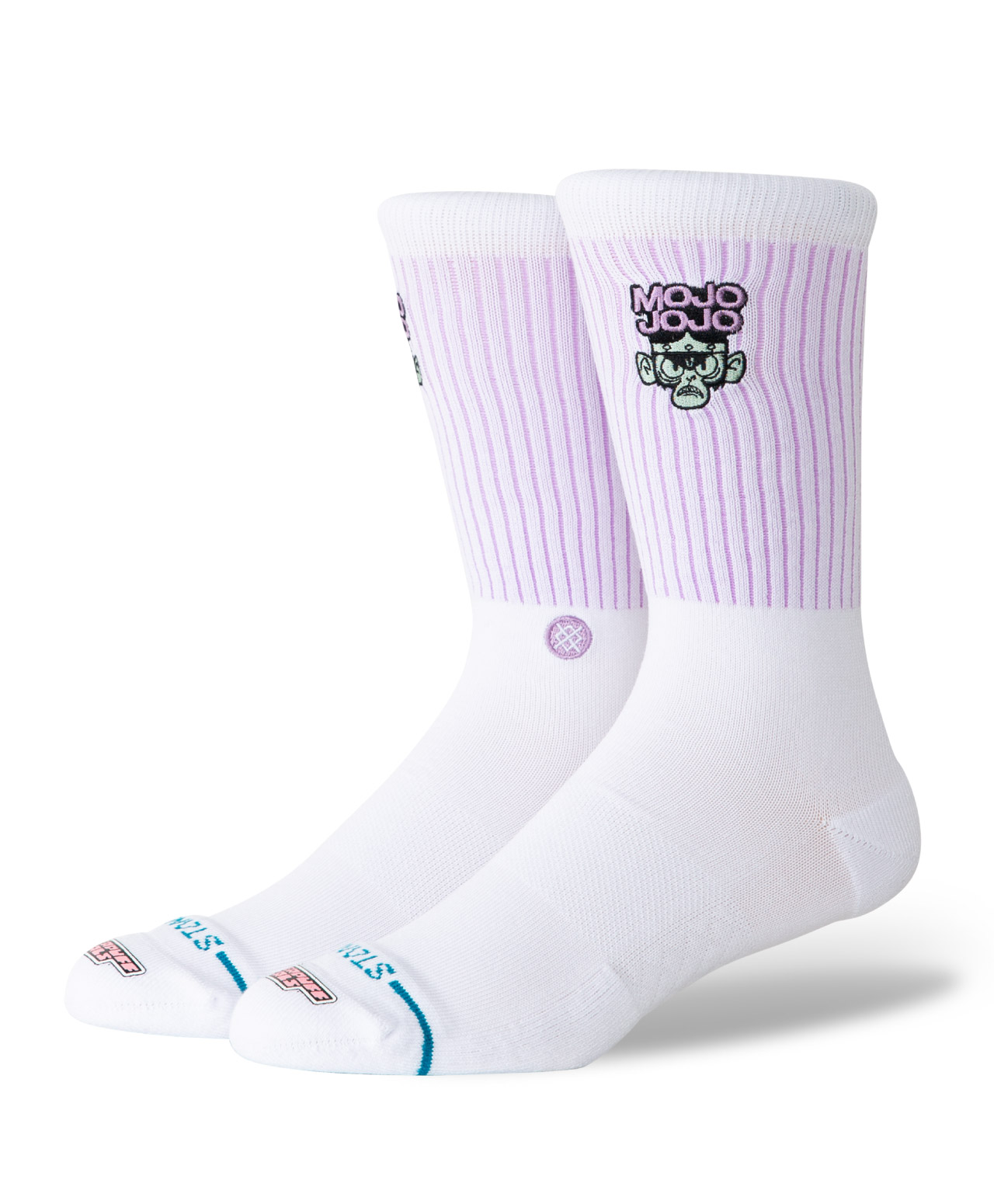 STANCE X CARTOON NETWORK MOJO JOJO CREW SOCKS WHITE