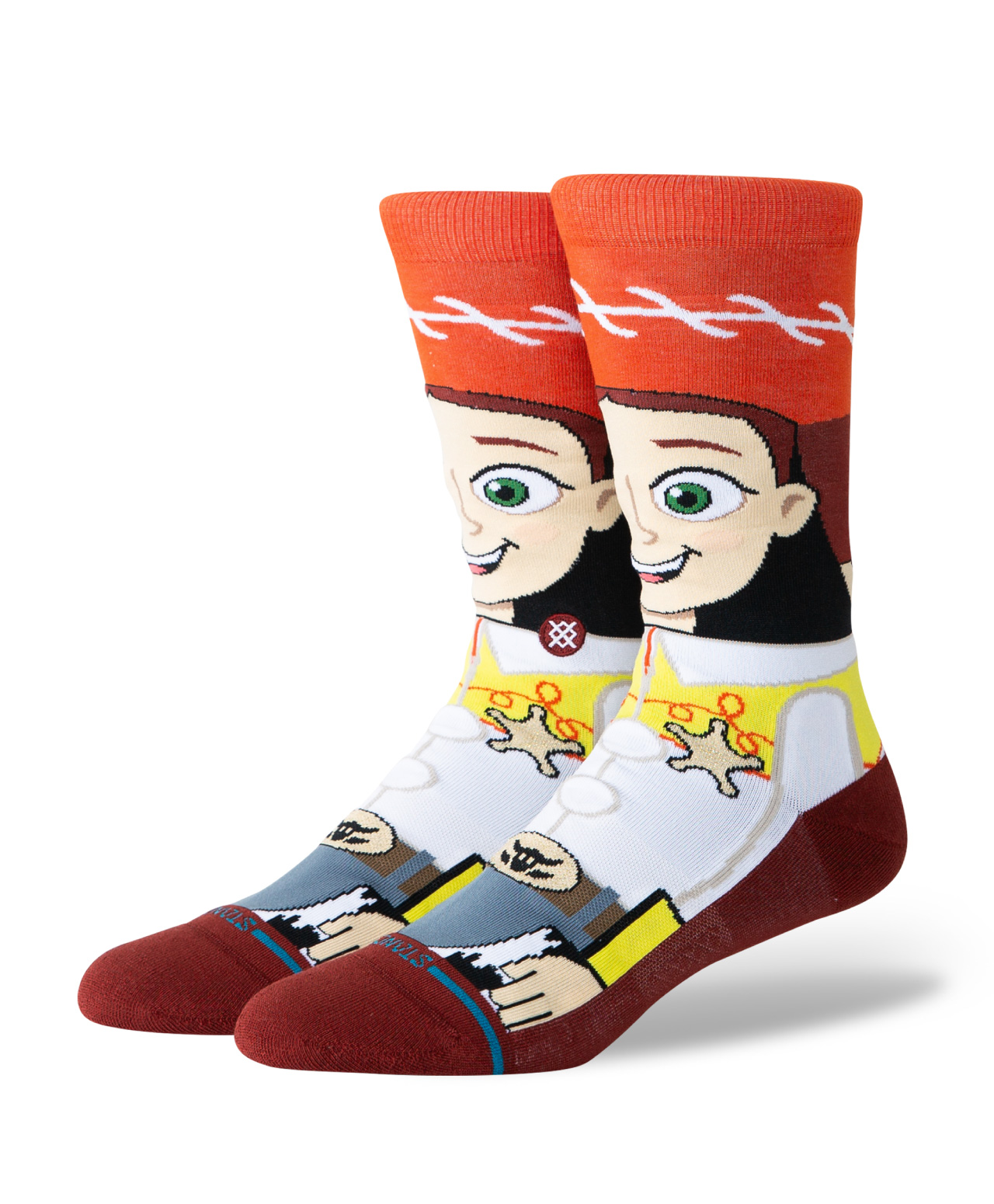 STANCE X TOY STORY 5 JESSIE CREW SOCKS RED