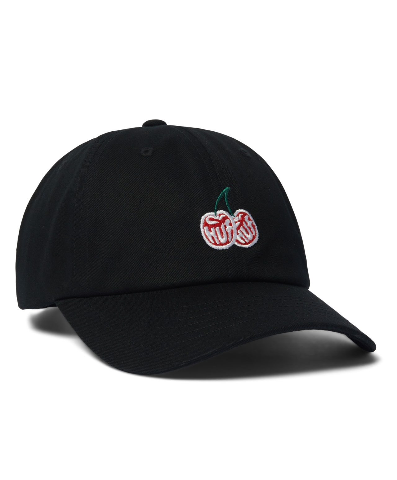 HUF CHERRIES 6 PANEL CV HAT BLACK