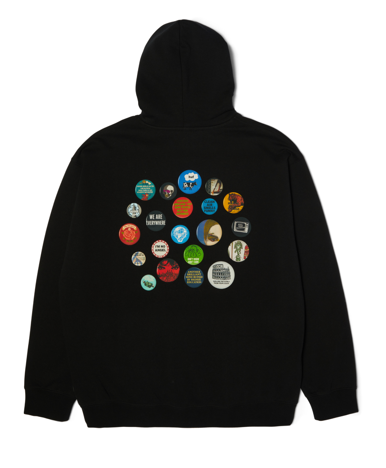 HUF OLYMPIA HOOD BLACK