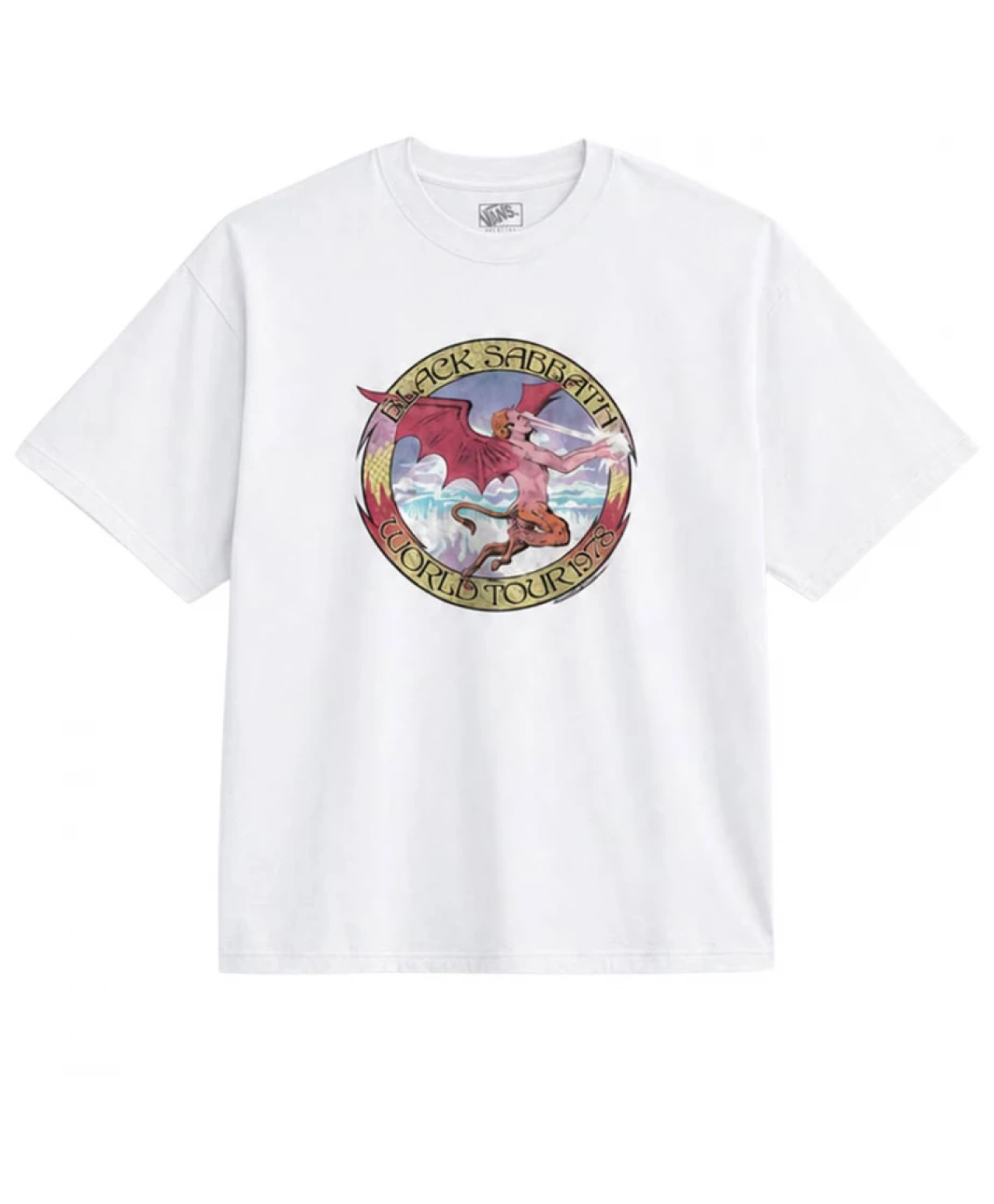 VANS BLACK SABBATH OBI TEE WHITE