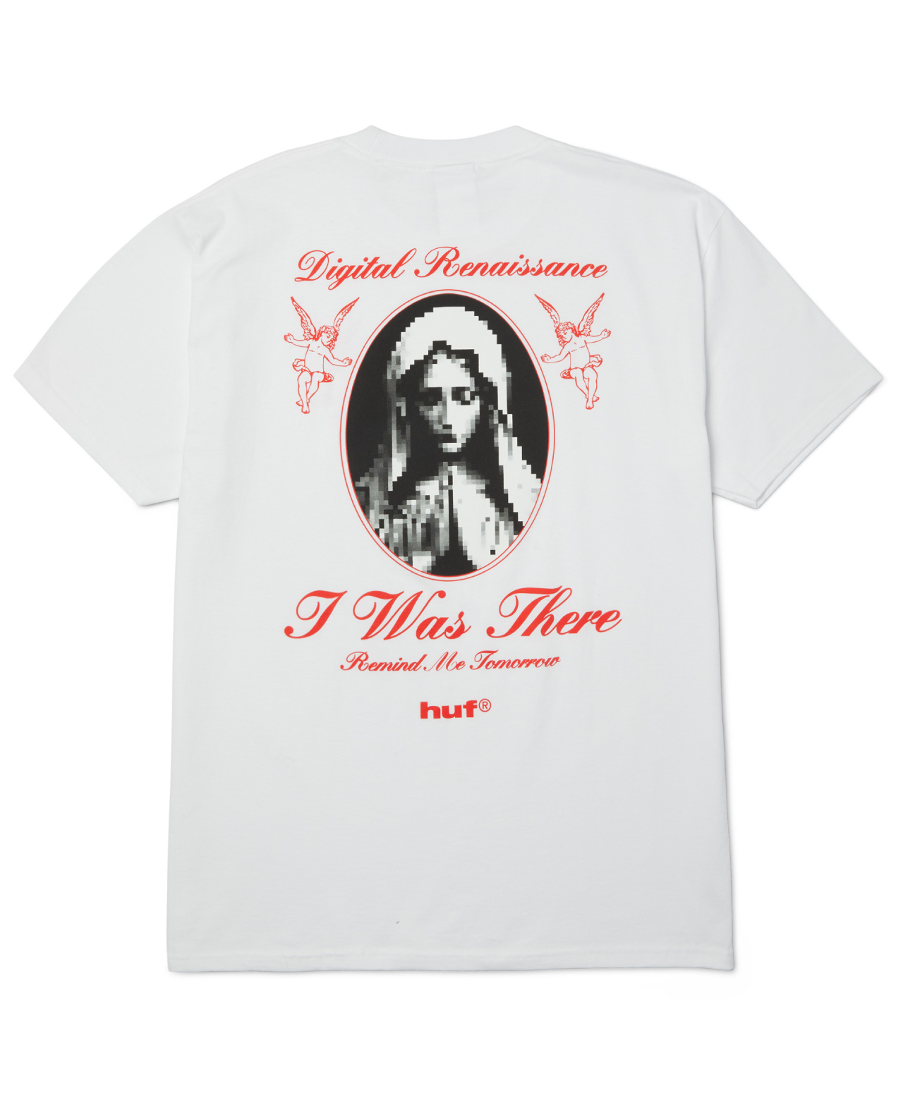 HUF DIGITAL RENAISSANCE TEE WHITE