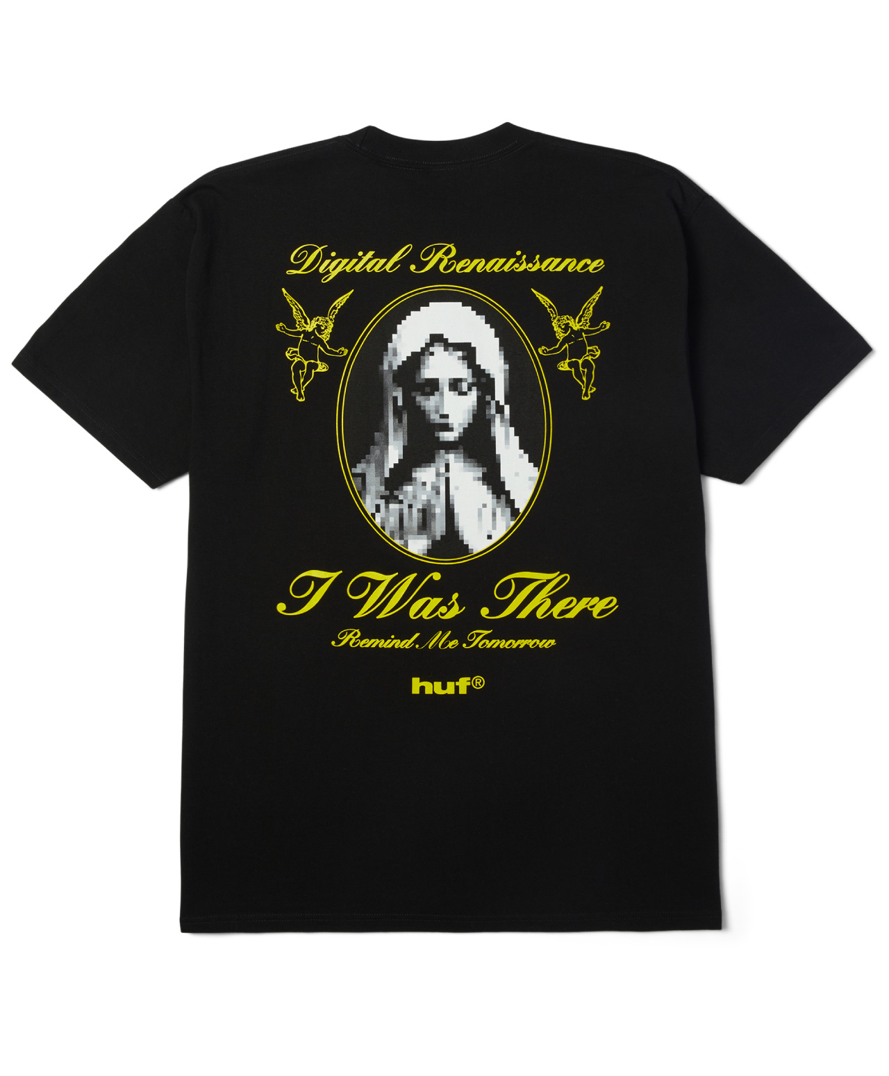 HUF DIGITAL RENAISSANCE TEE BLACK