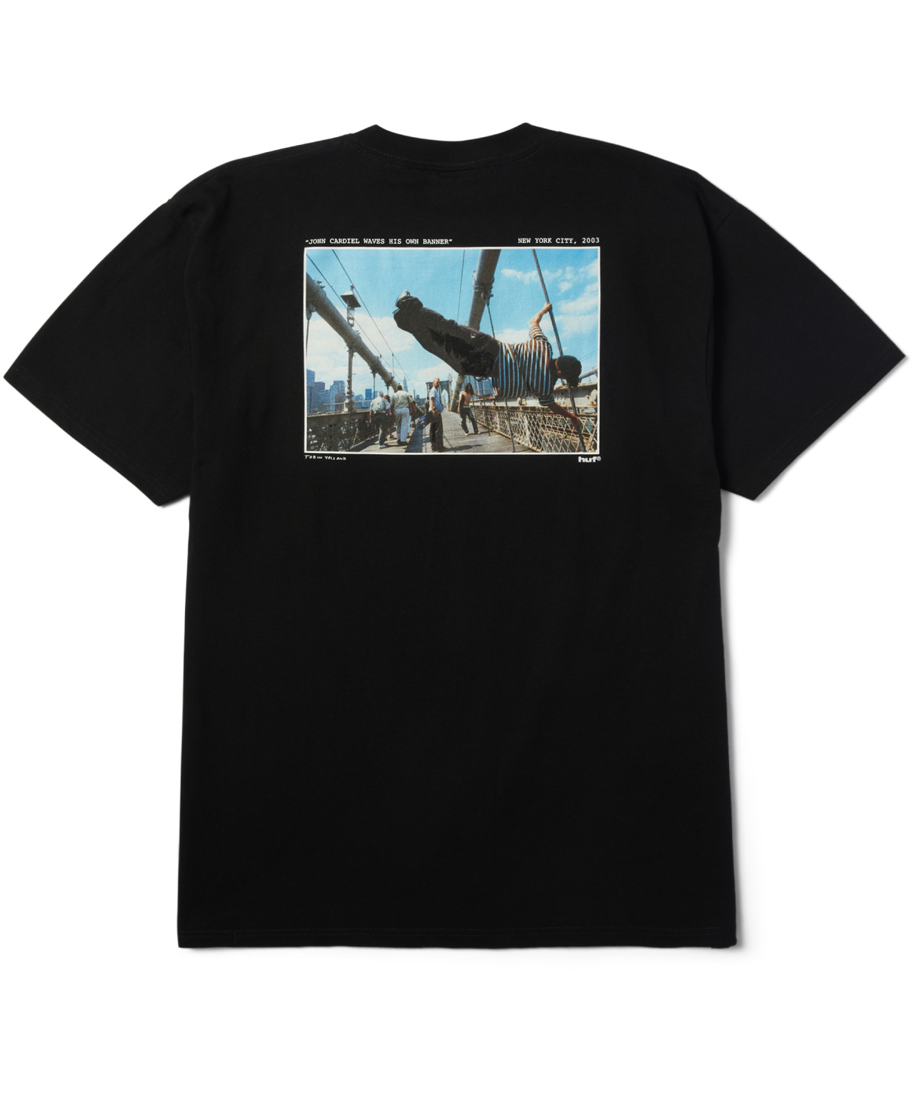 HUF TAKING THE LEAP TEE BLACK