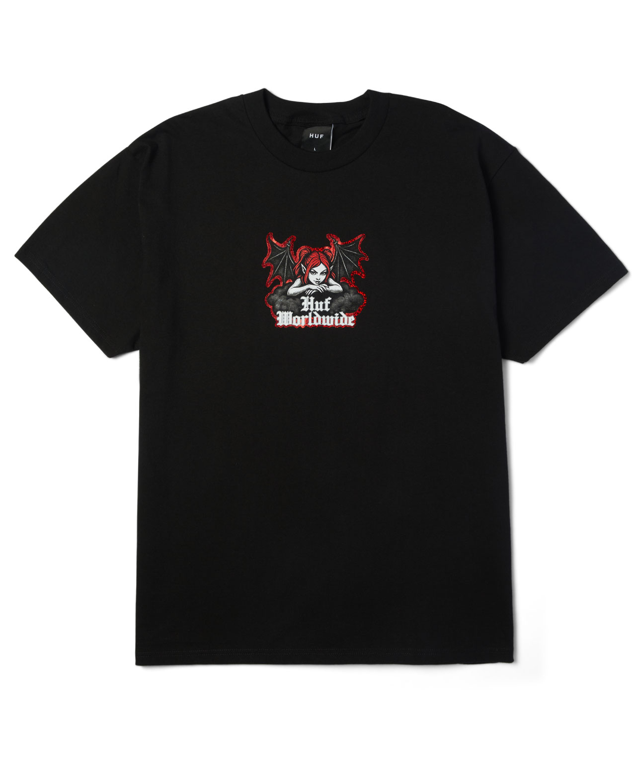 HUF CHAOS TEE BLACK