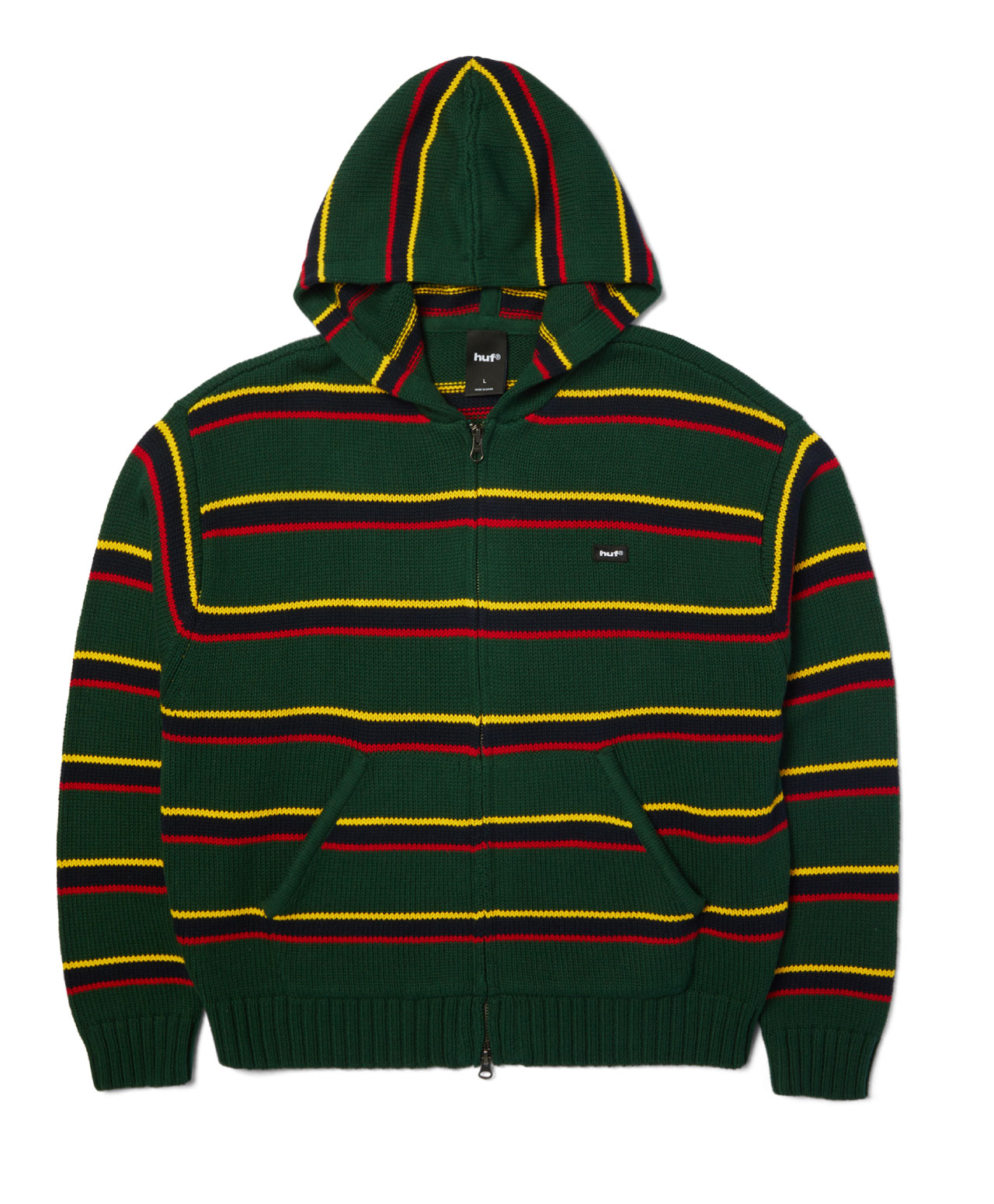 HUF BANKS HOODED SWEATER SYCAMORE