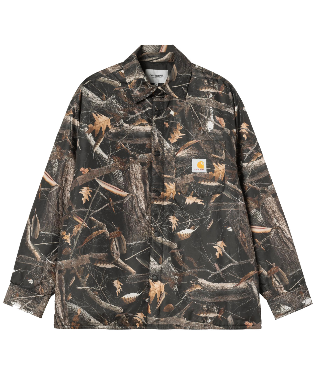 CARHARTT WIP KANDLER SHIRT JACKET CAMO FEATHER TREE/BLACK