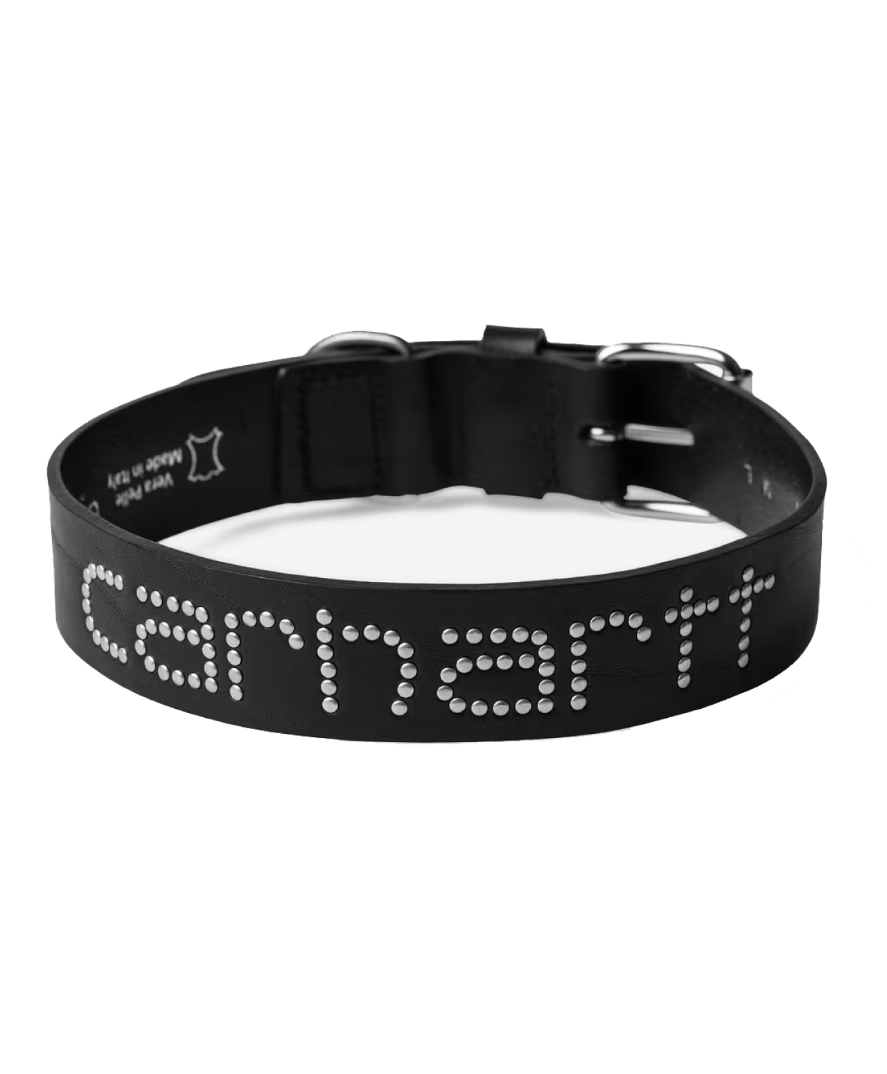 CARHARTT WIP SCRIPT STUDS DOG COLLAR MEDIUM/LARGE BLACK