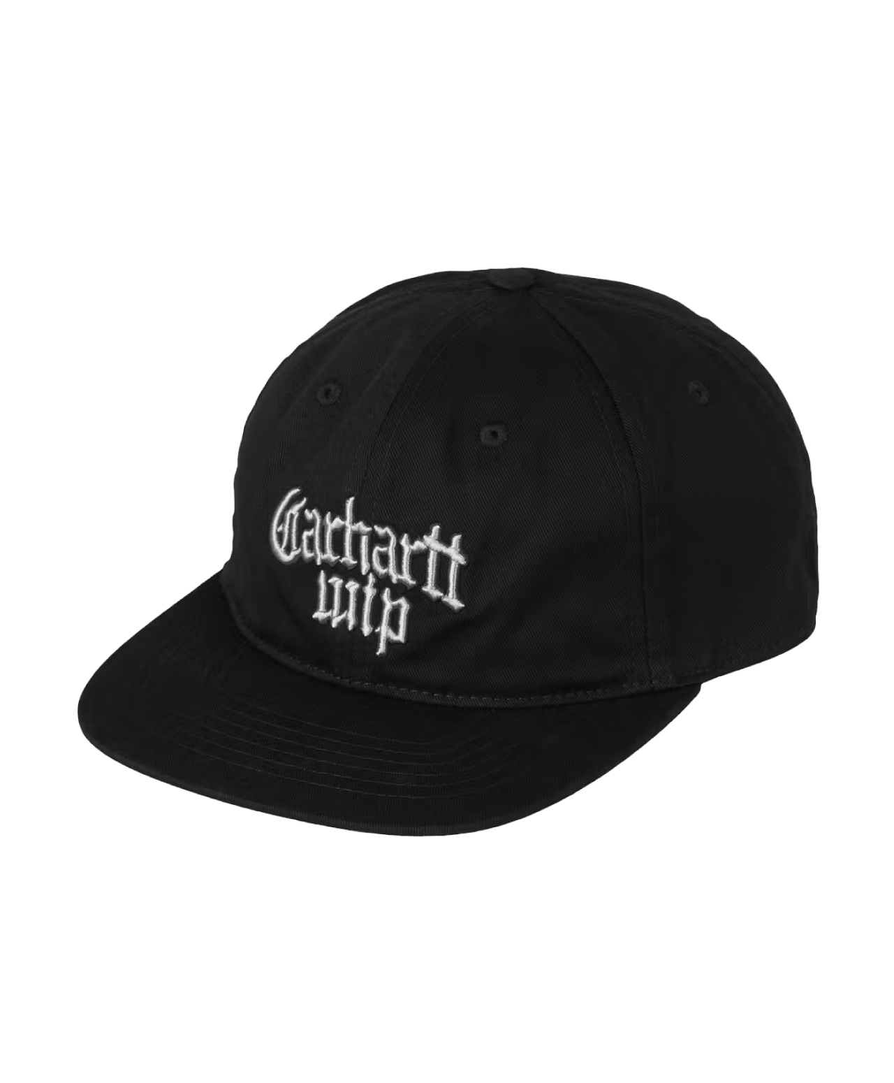CARHARTT WIP BLACKLETTER CAP BLACK