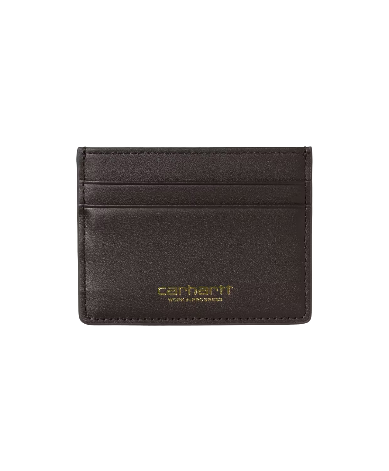 CARHARTT WIP VEGAS CARDHOLDER TOBACCO/GOLD