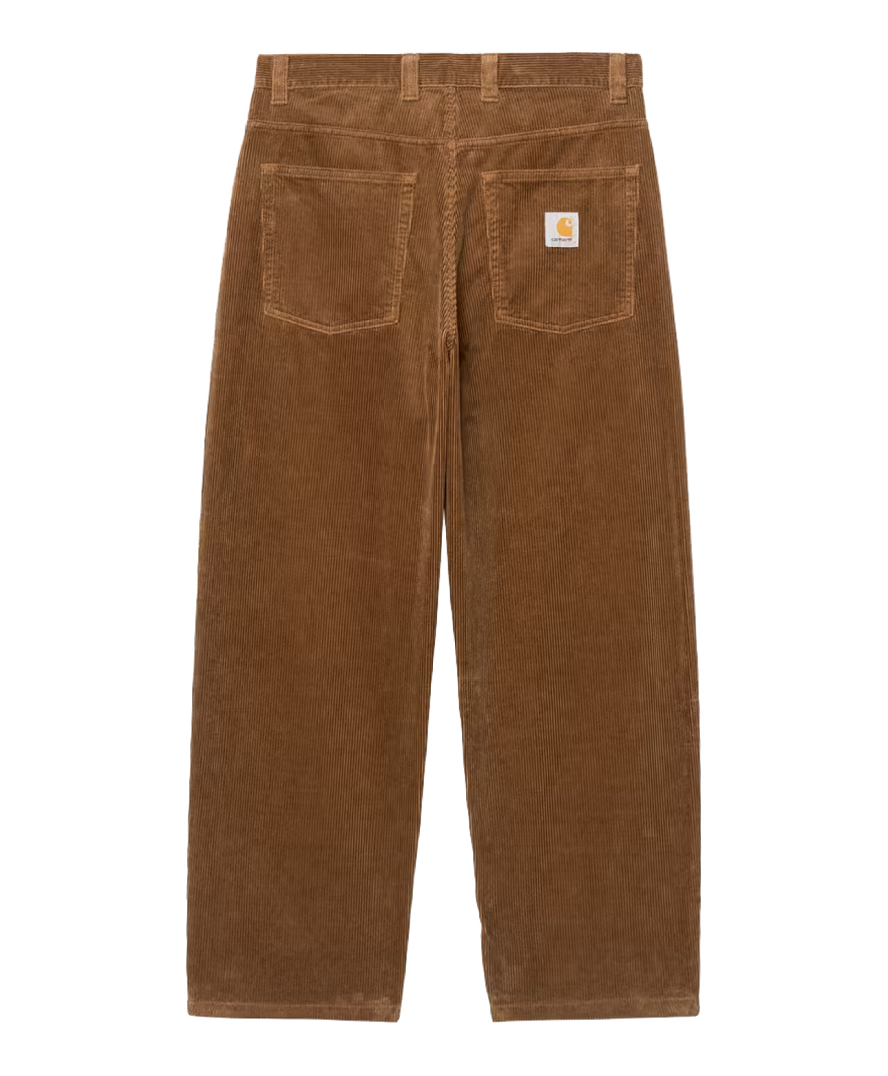 CARHARTT WIP BRANDON CORD PANT WIP H BROWN RINSED