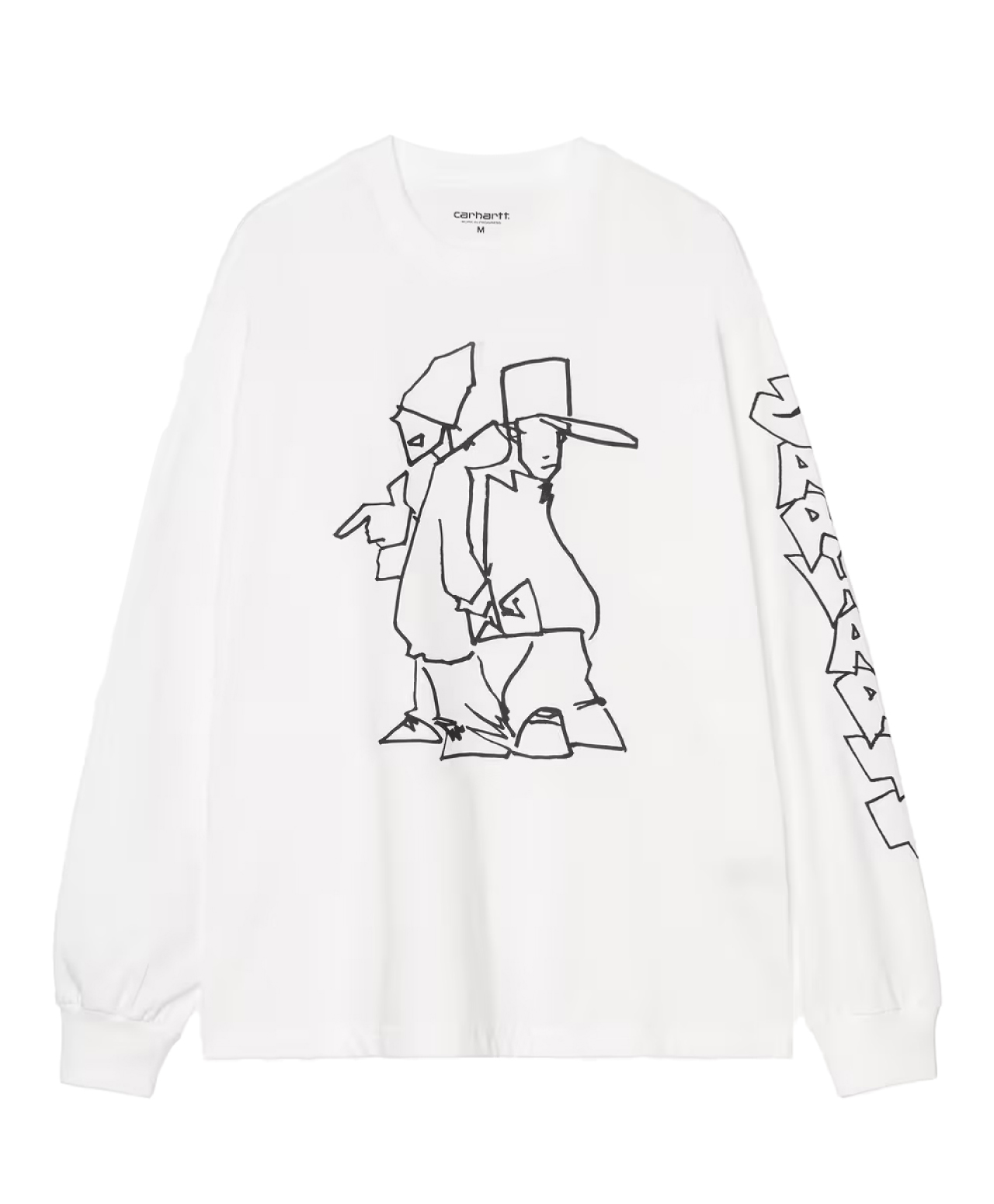 CARHARTT WIP BLINKERFLUID LONG SLEEVE WHITE