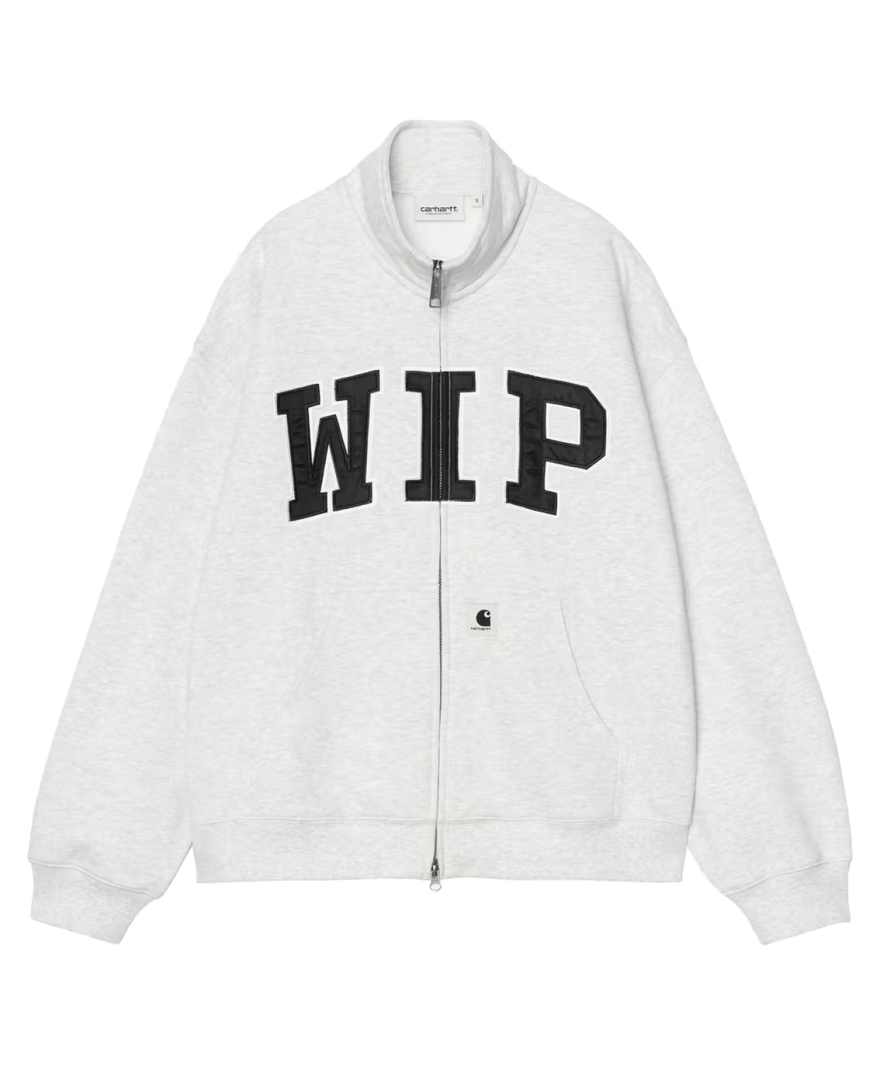 CARHARTT WIP WOMENS WIP JACKET ASH HEATHER STONE WASHED