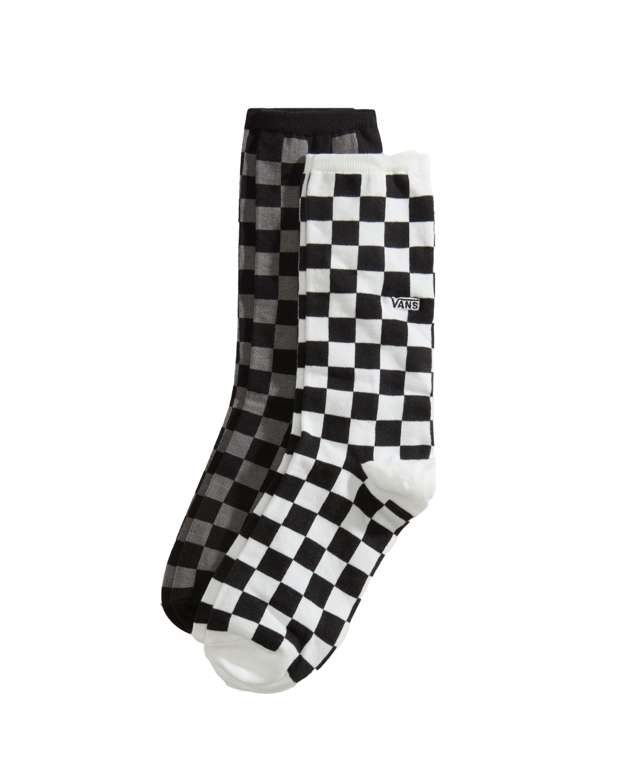 VANS TICKER CREW SOCKS BLACK/WHITE