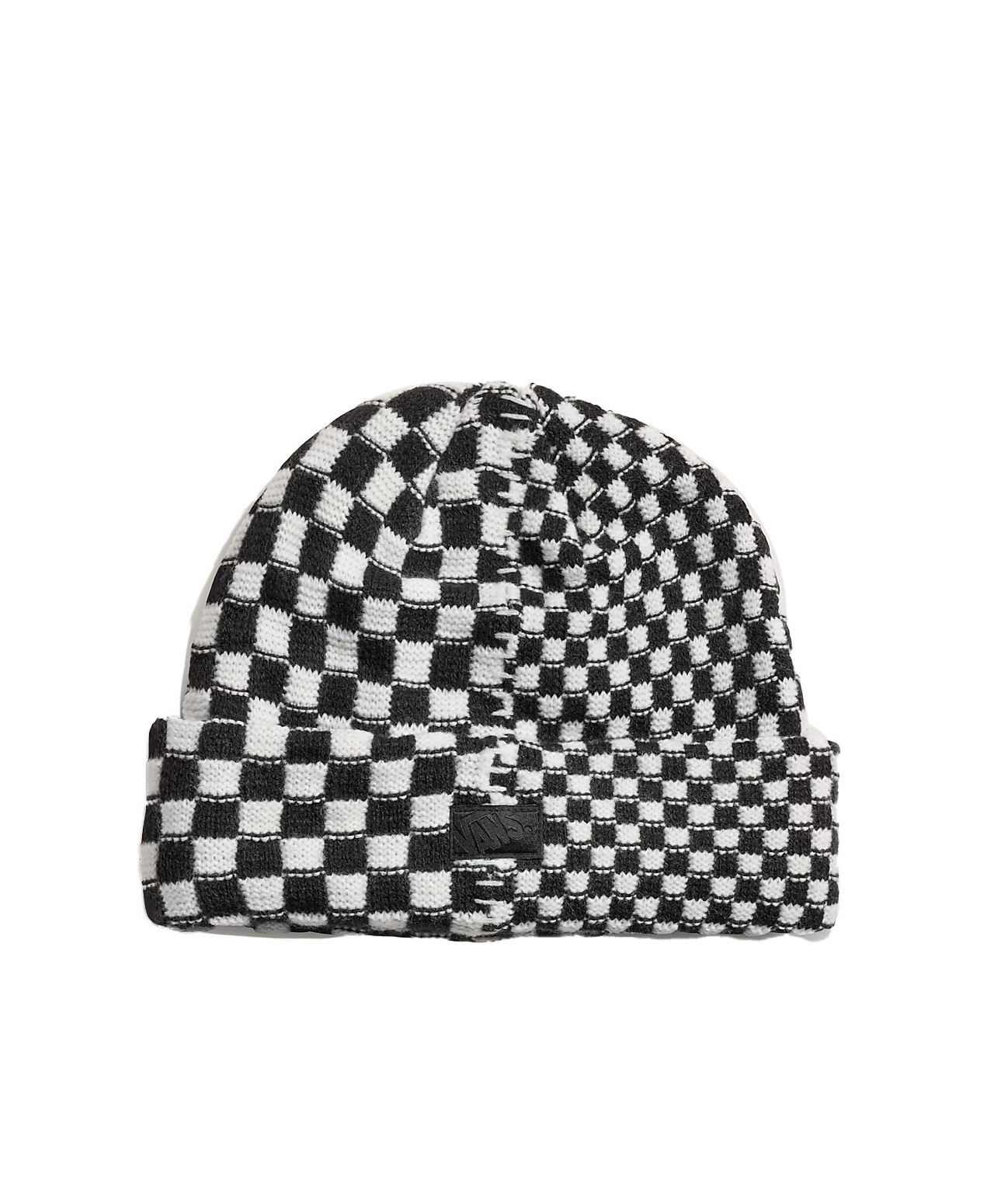 VANS TWO-CHECK BEANIE BLACK/WHITE
