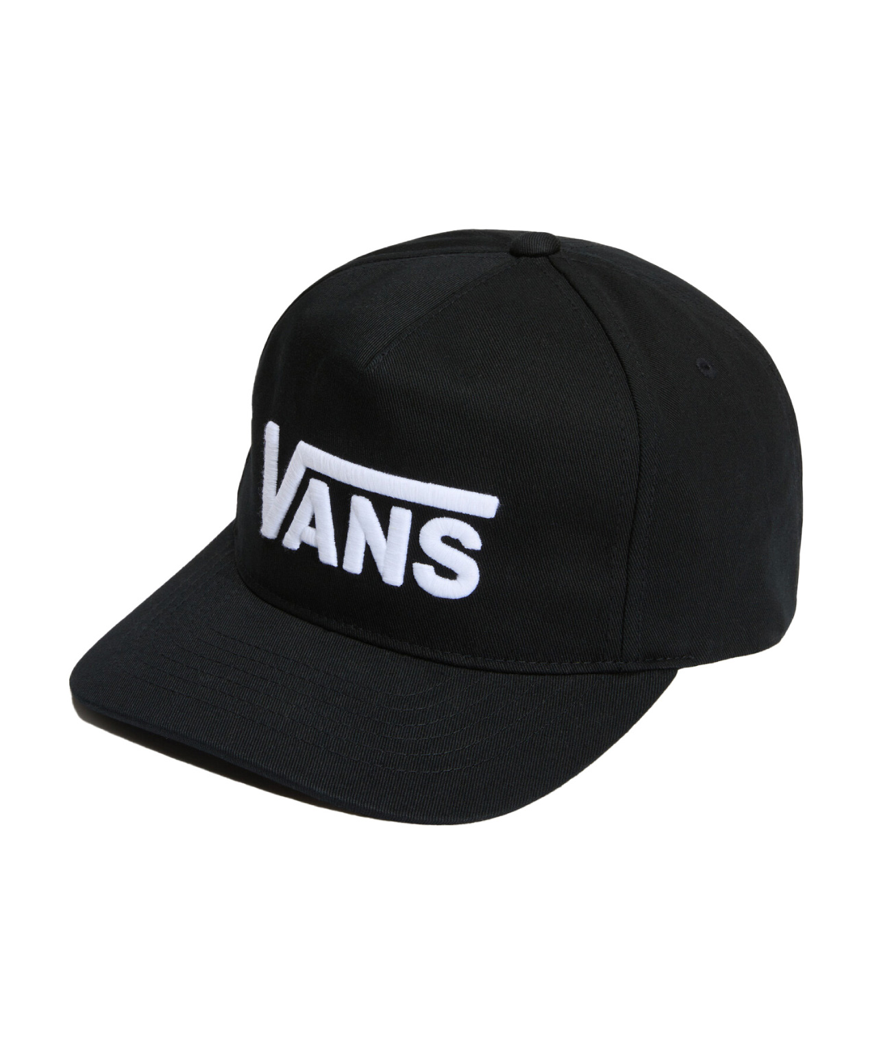 VANS DROP V LOGO SNAPBACK BLACK