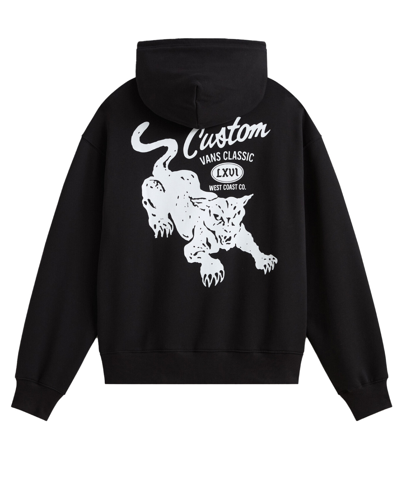 VANS CUSTOM CAT HOOD BLACK