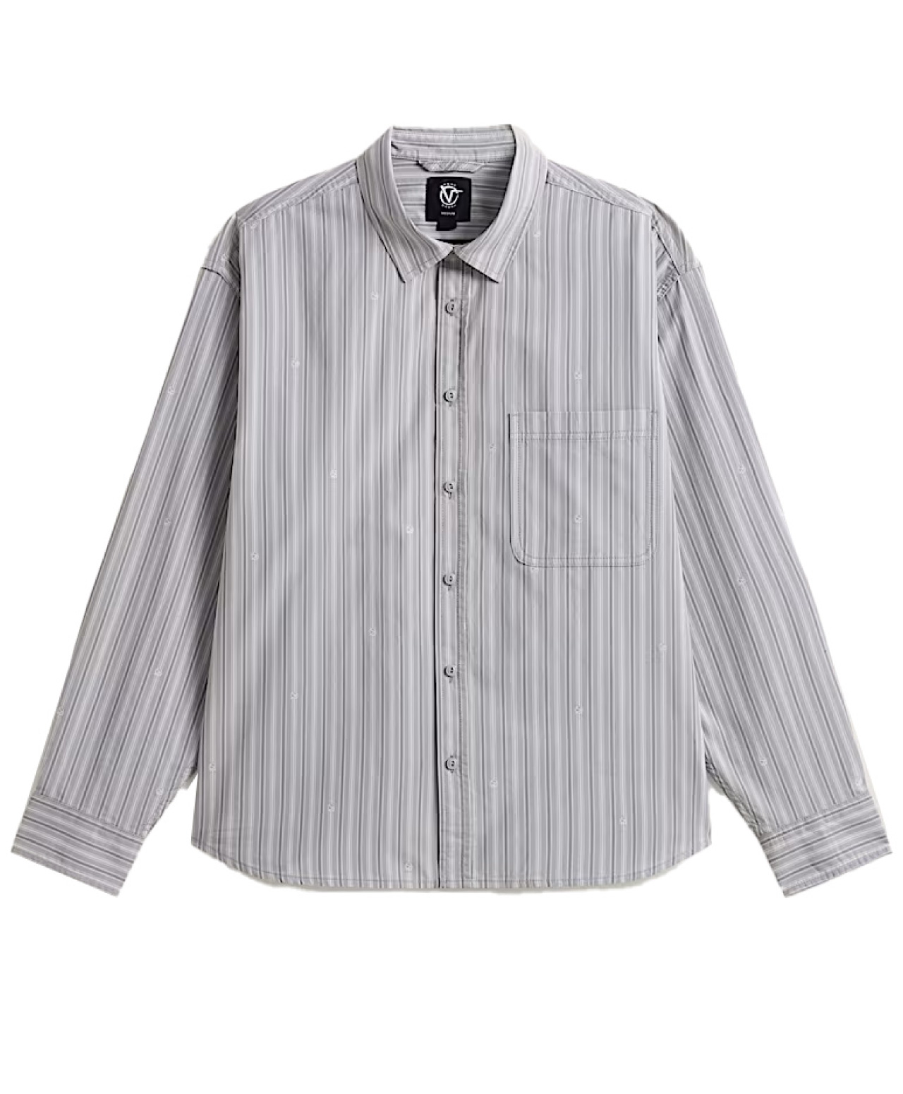 VANS X ROWAN STRIPED SHIRT LIGHT GREY