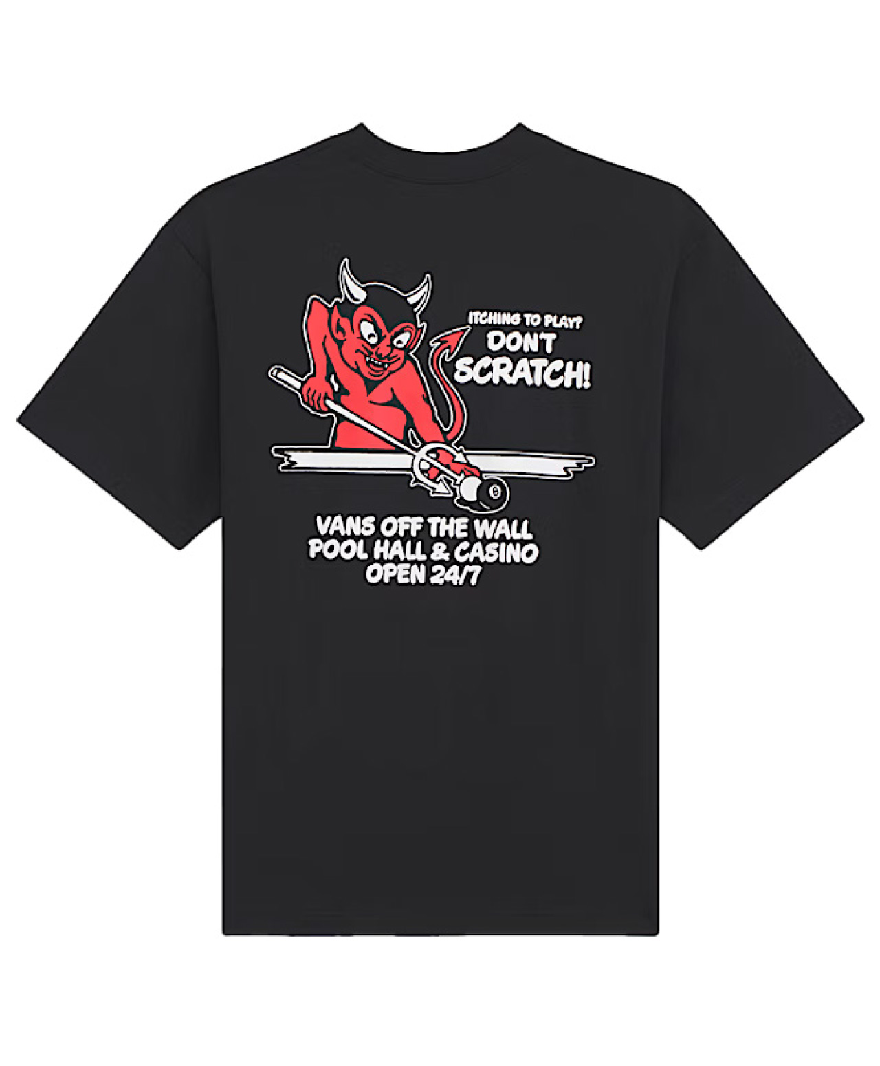 VANS OLD SCRATCH TEE BLACK