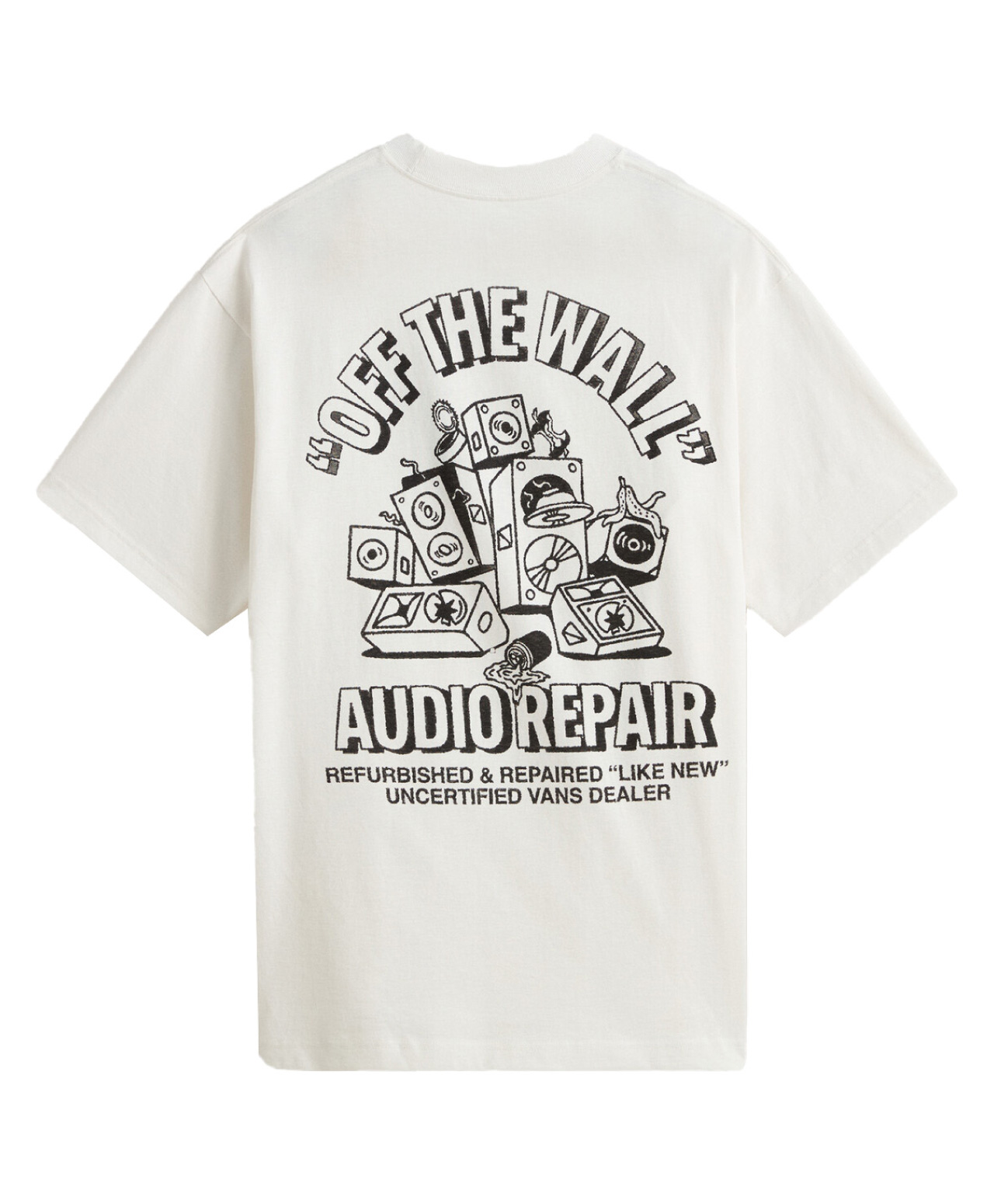 VANS REFURBED TEE MARSHMALLOW