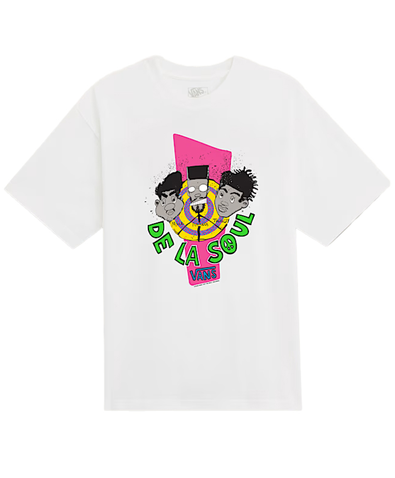VANS DE LA SOUL PLUGS TEE WHITE