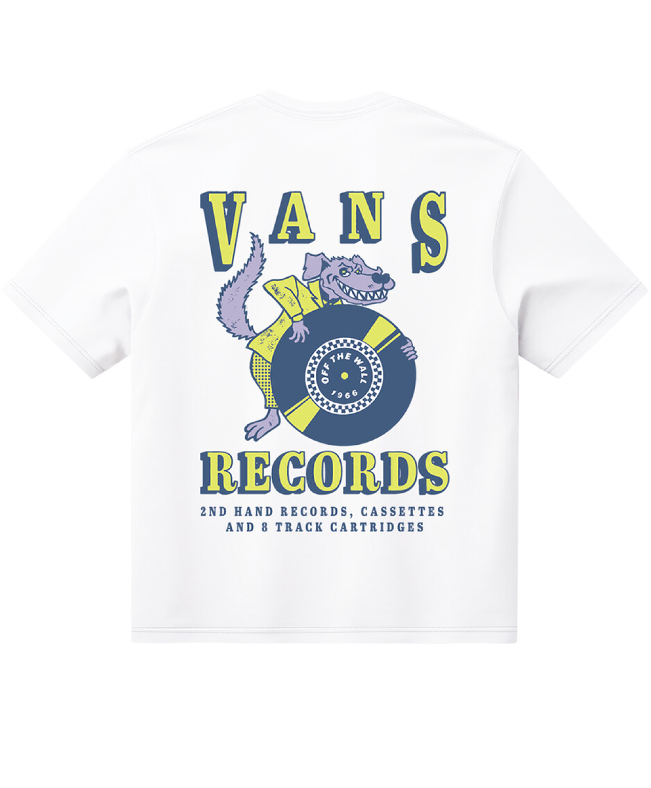 VANS RECORDINGS TEE WHITE