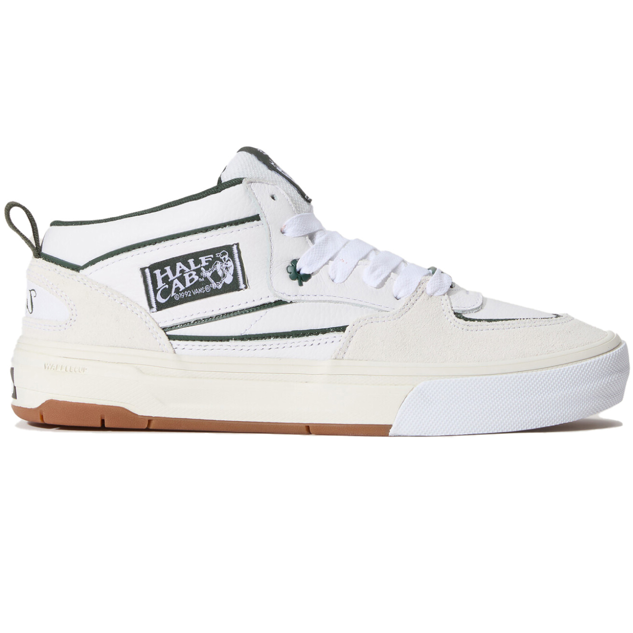 VANS X UNA FARRAR SKATE HALF CAB WAFFLECUP BLANC DE BLANC