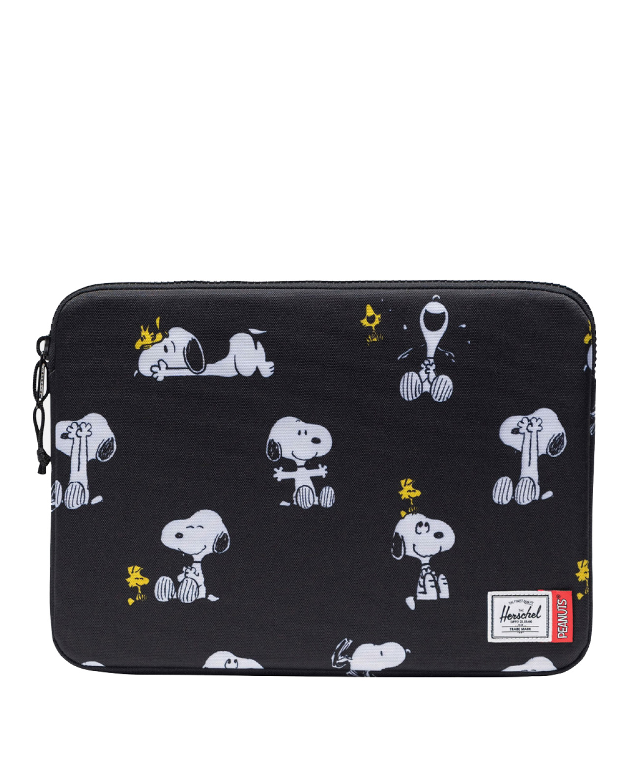 HERSCHEL X PEANUTS ANCHOR 14 SLEEVE SNOOPY AND WOODSTOCK BLACK